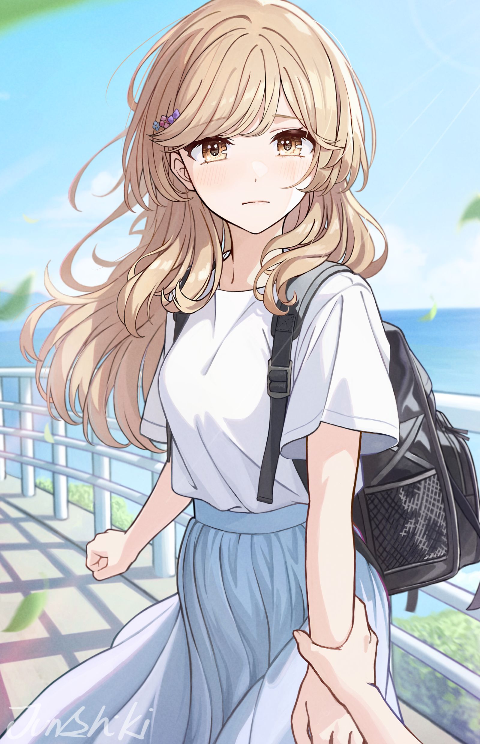 紫陽花さん插画图片壁纸