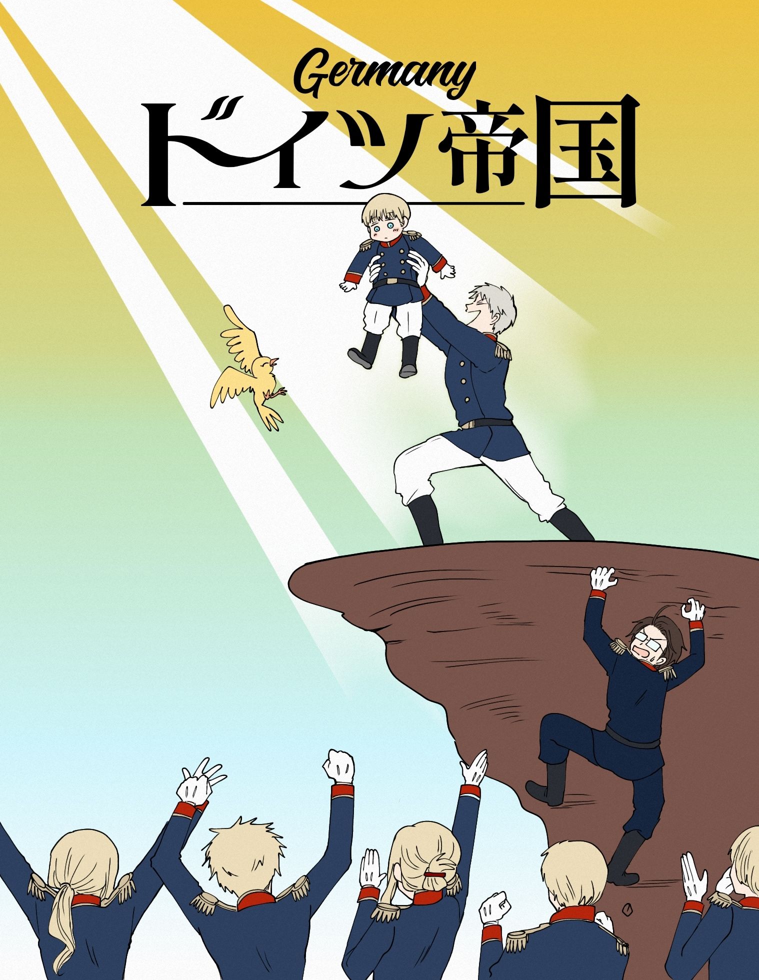 誕生插画图片壁纸