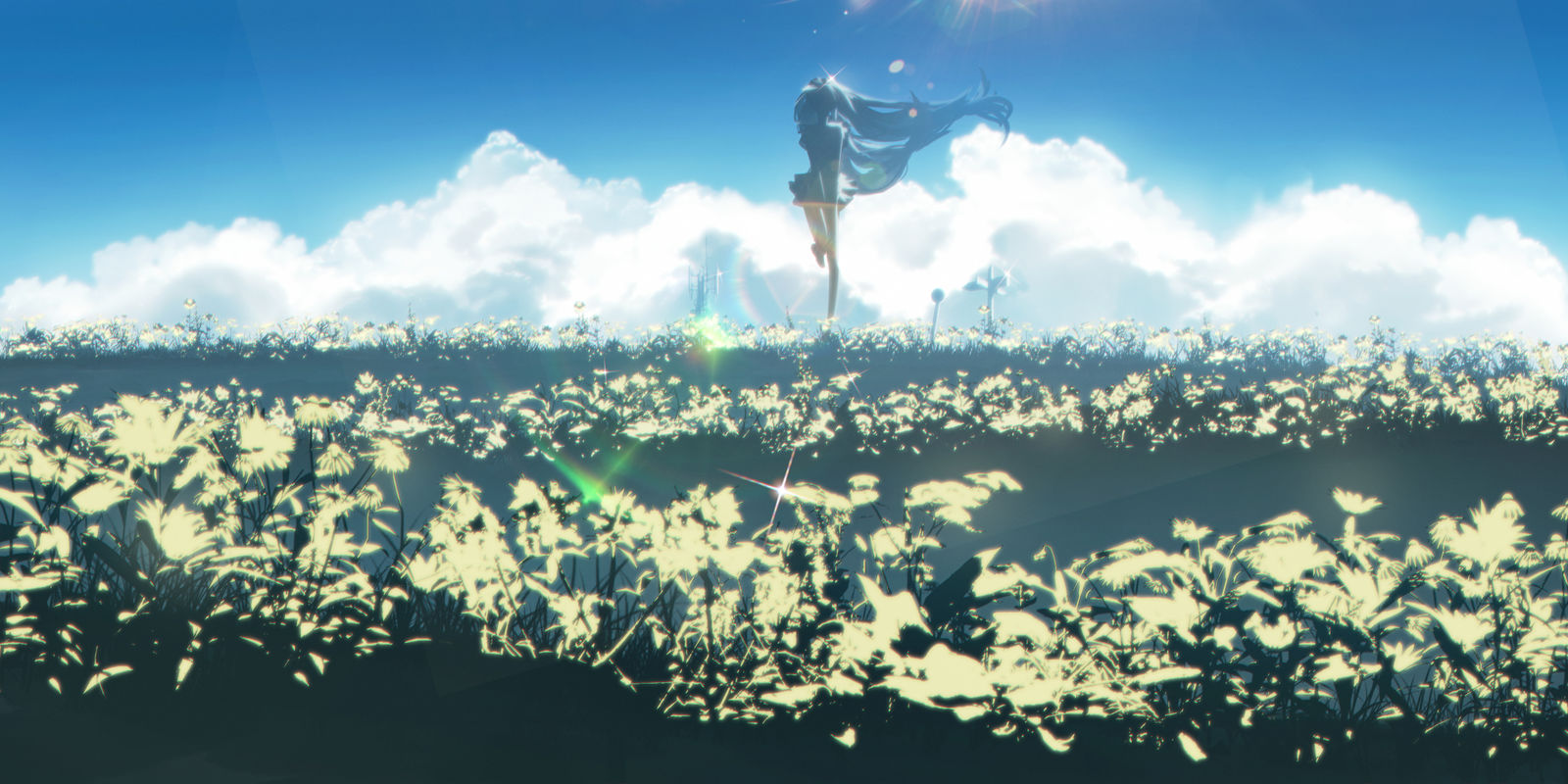 晴天插画图片壁纸