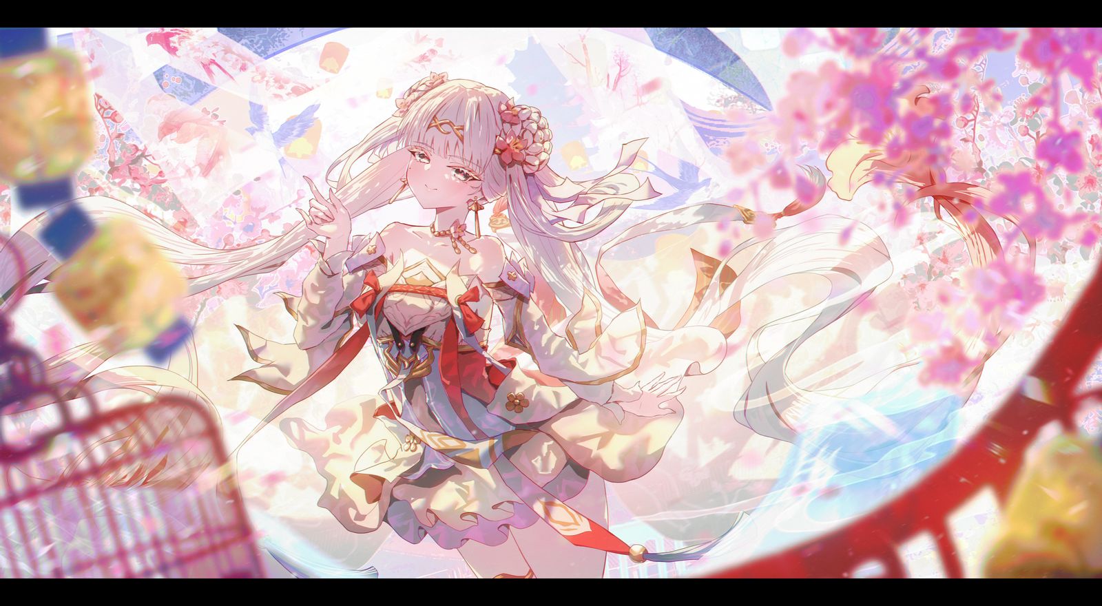 Peach Blossom插画图片壁纸