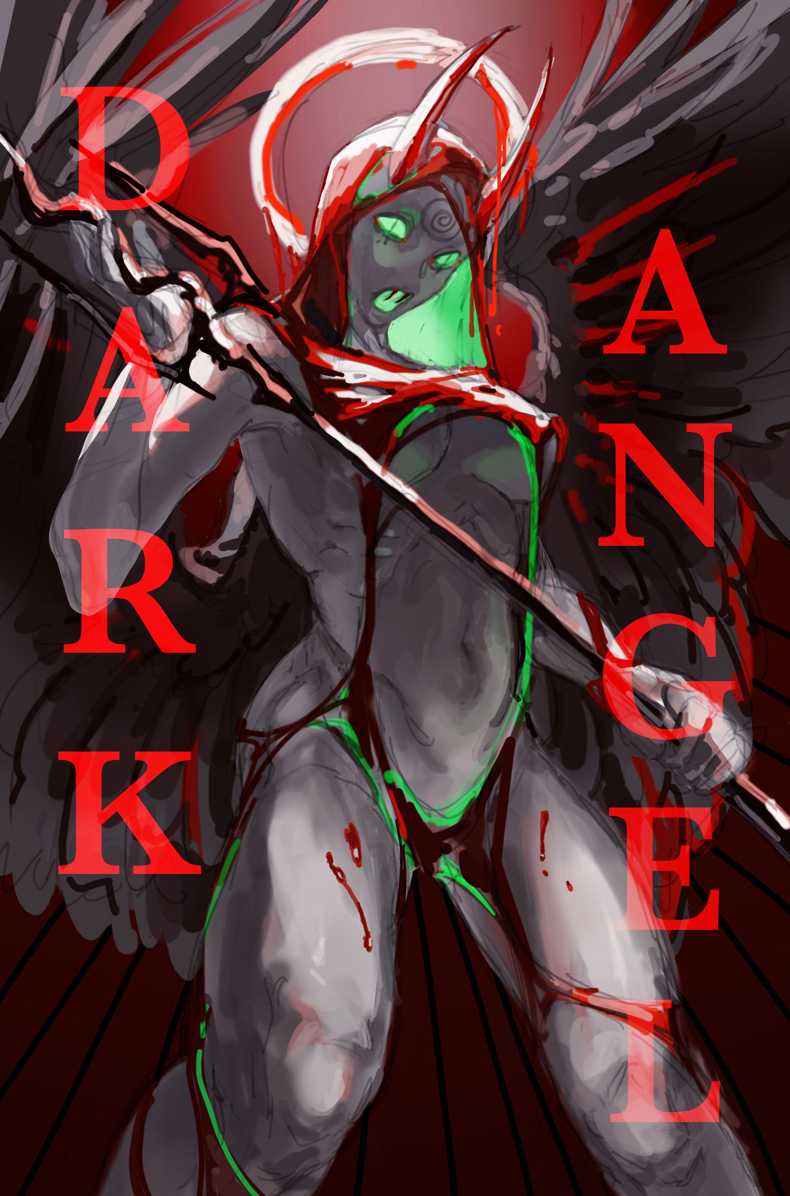 极黑安吉尔-保卫萝卜同人