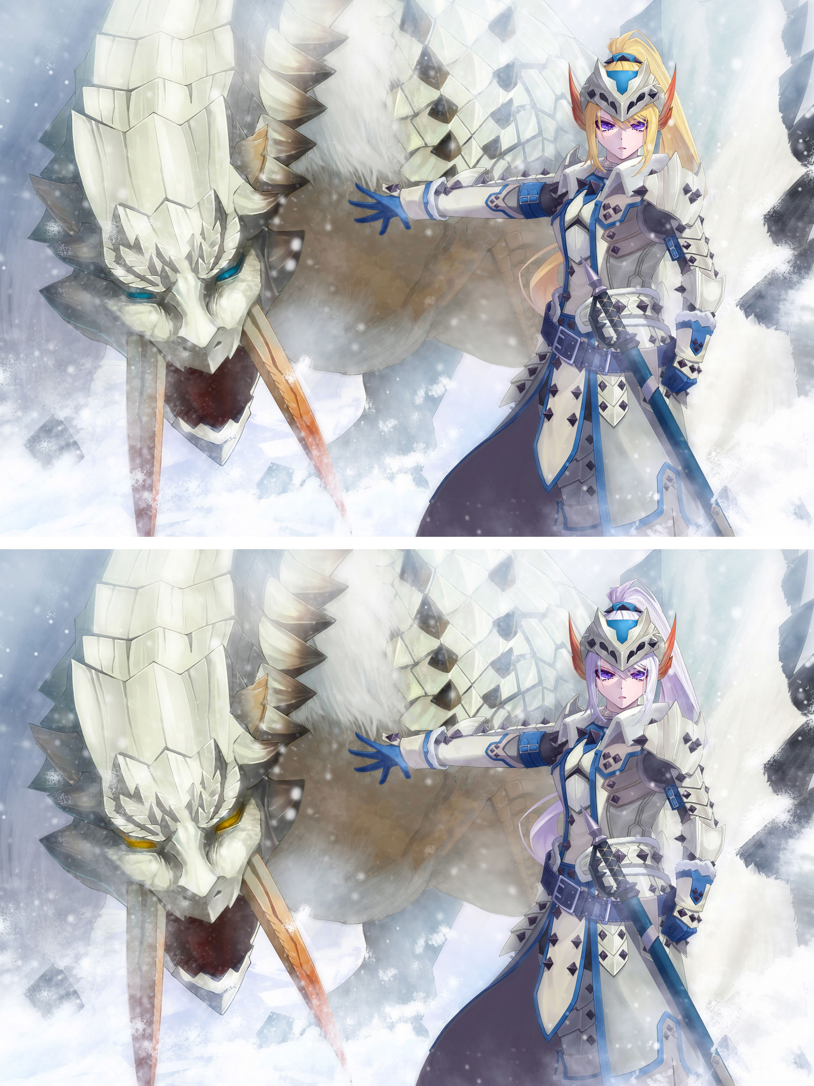 怪物猎人-冰冻王国的白骑士