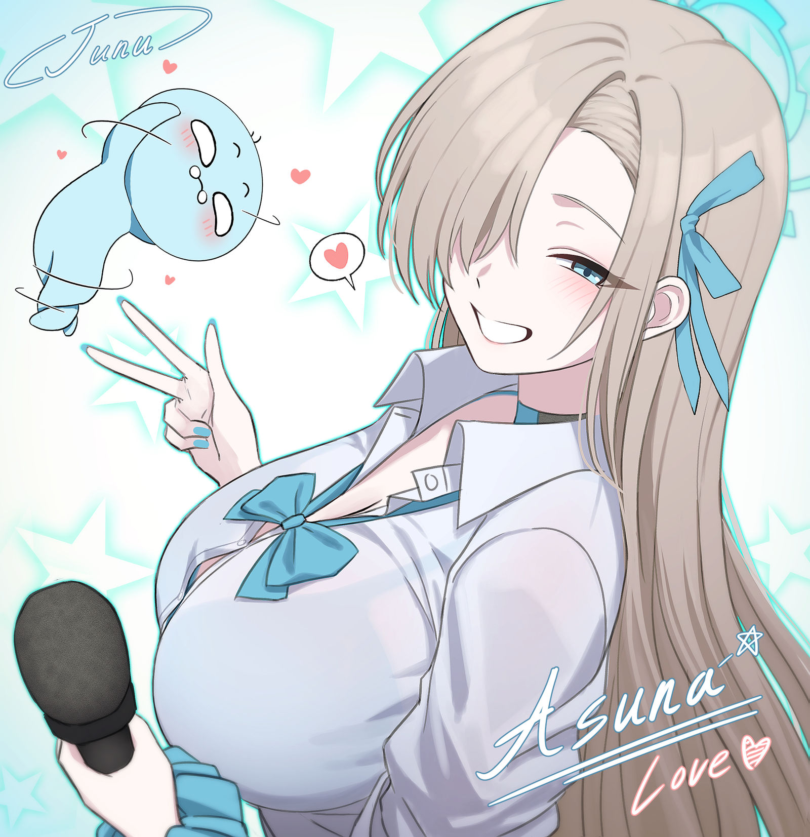 아스나 솔로곡 기념!!插画图片壁纸