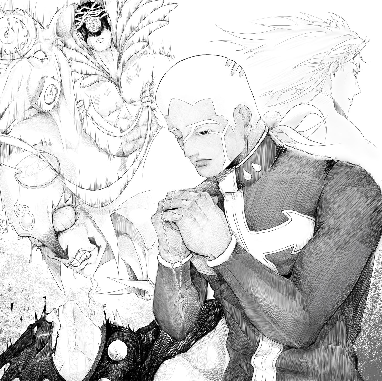 神父头像同人高清图