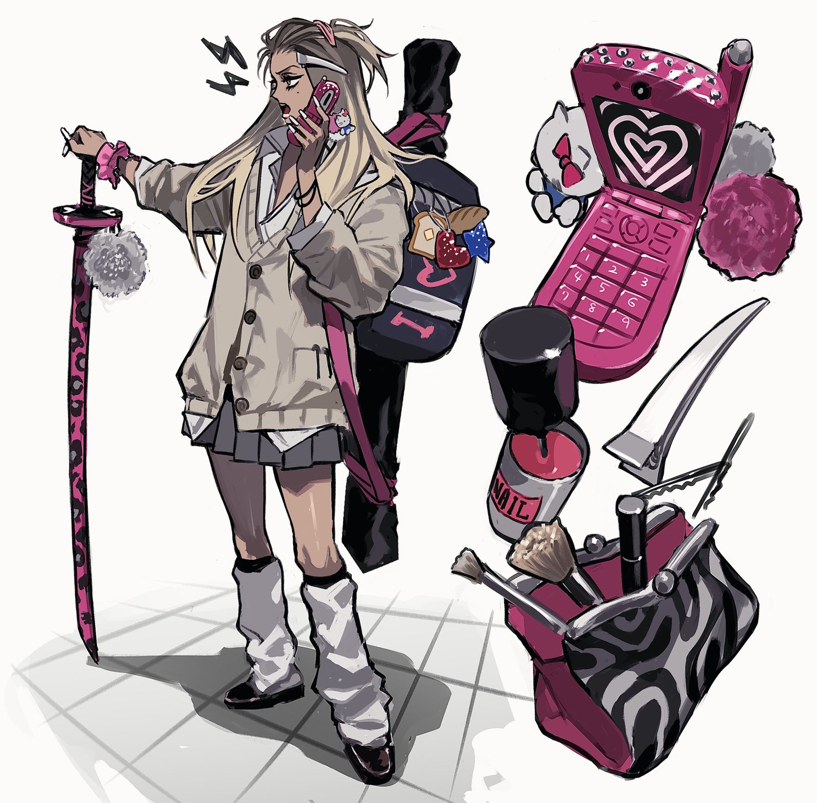 BATTLE GAL插画图片壁纸