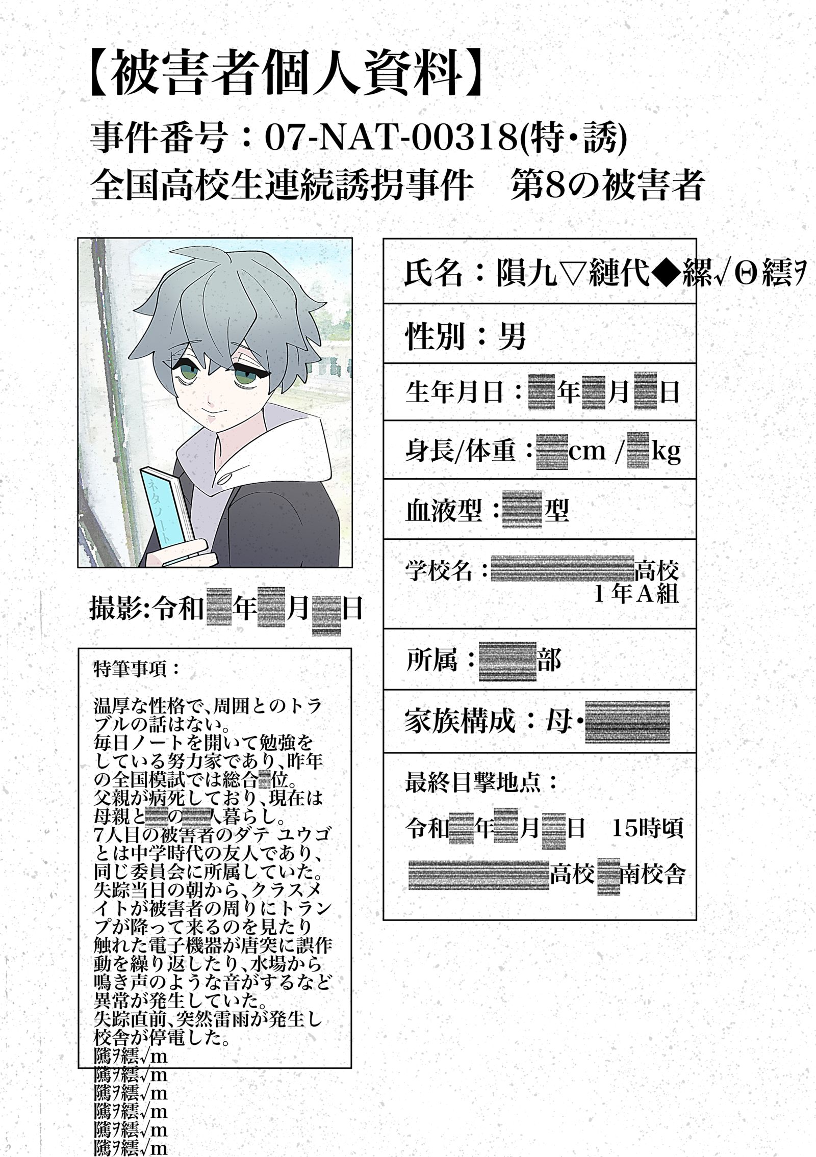 連続誘拐事件捜査報告書插画图片壁纸