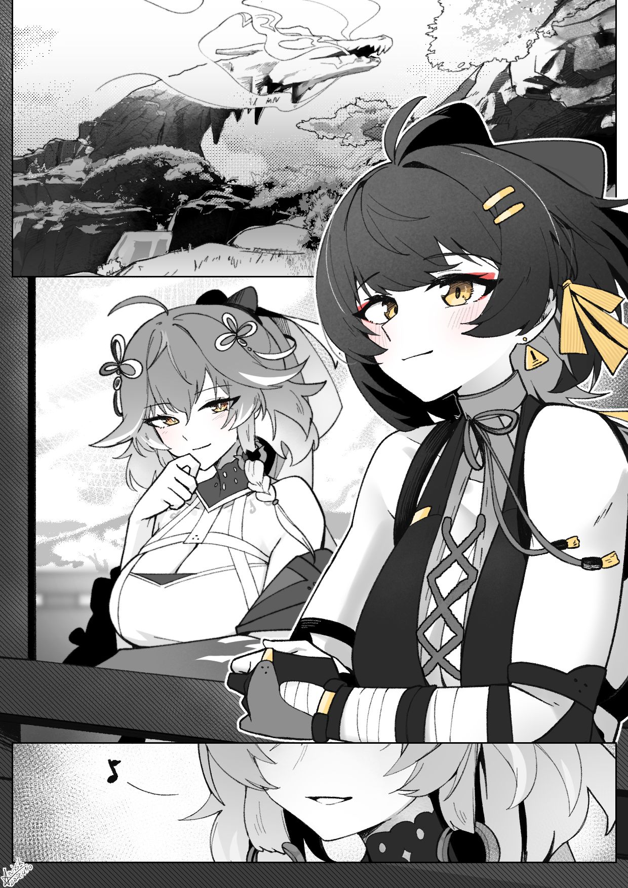 「景色に夢中な君へ」头像同人高清图