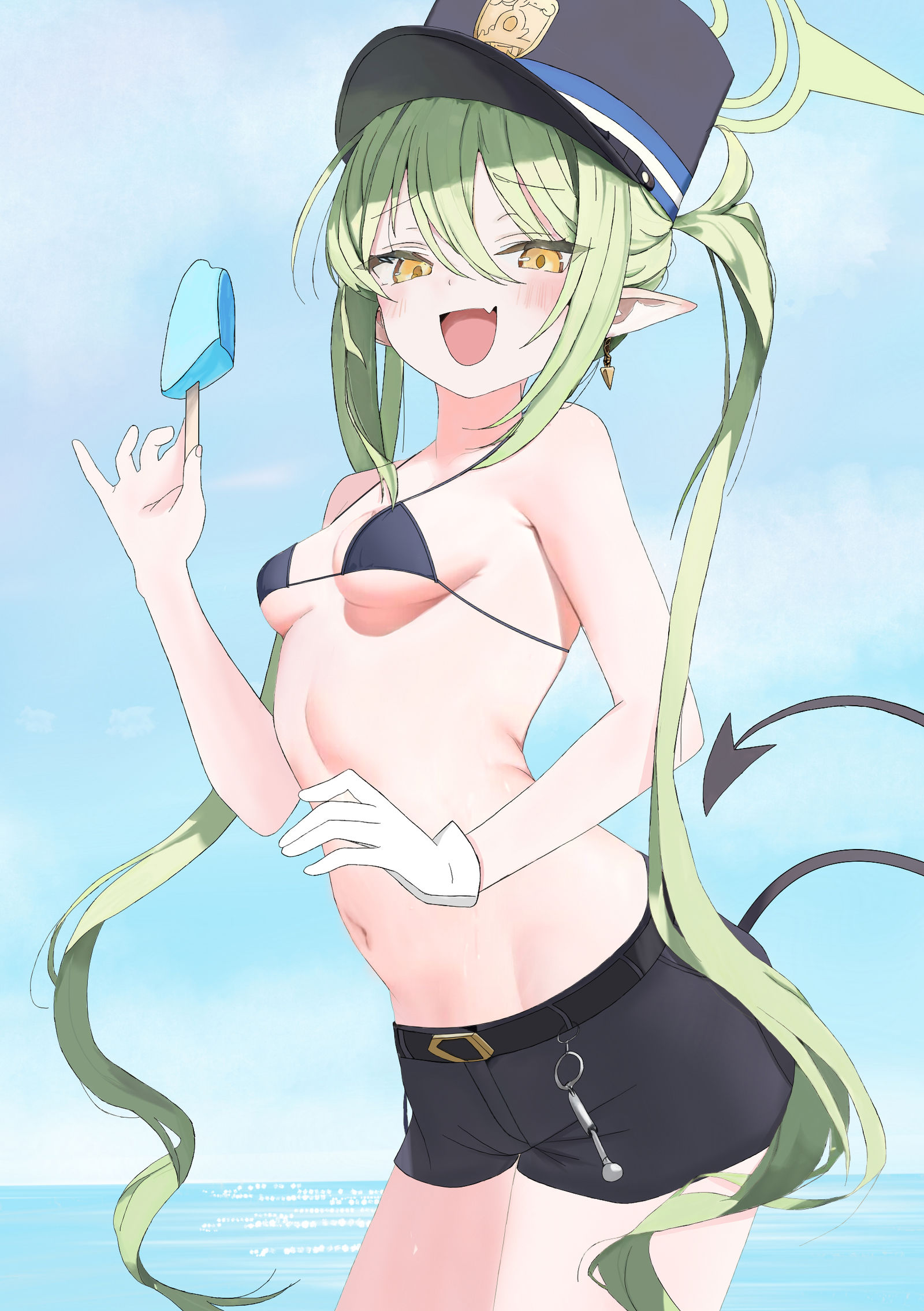 哈密瓜味小孩！插画图片壁纸