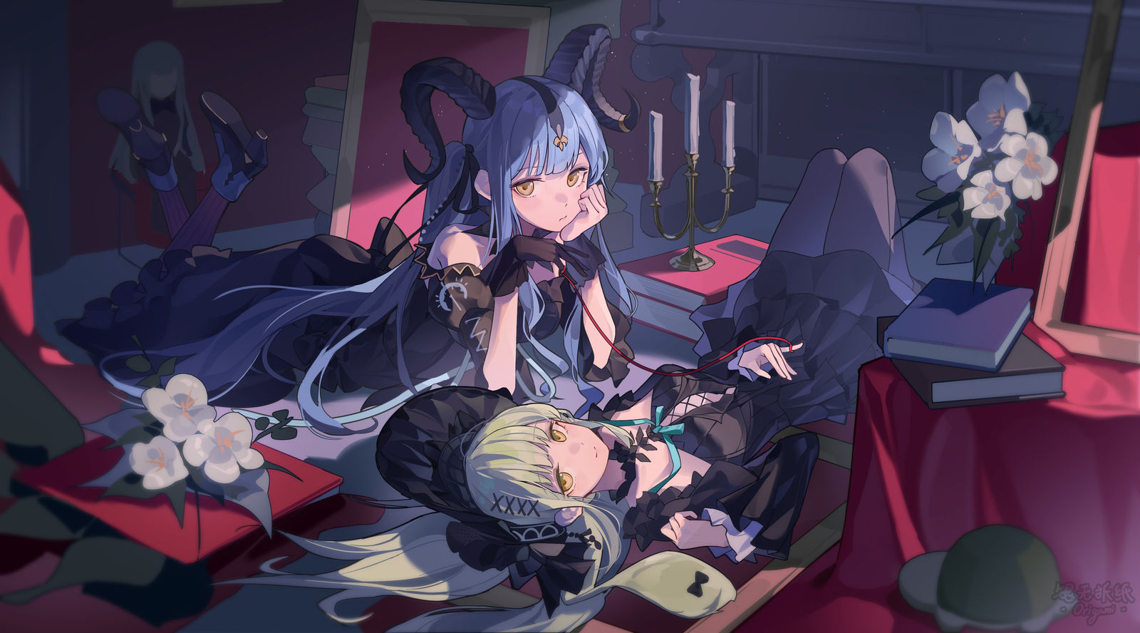 祥子与睦的轮舞头像同人高清图