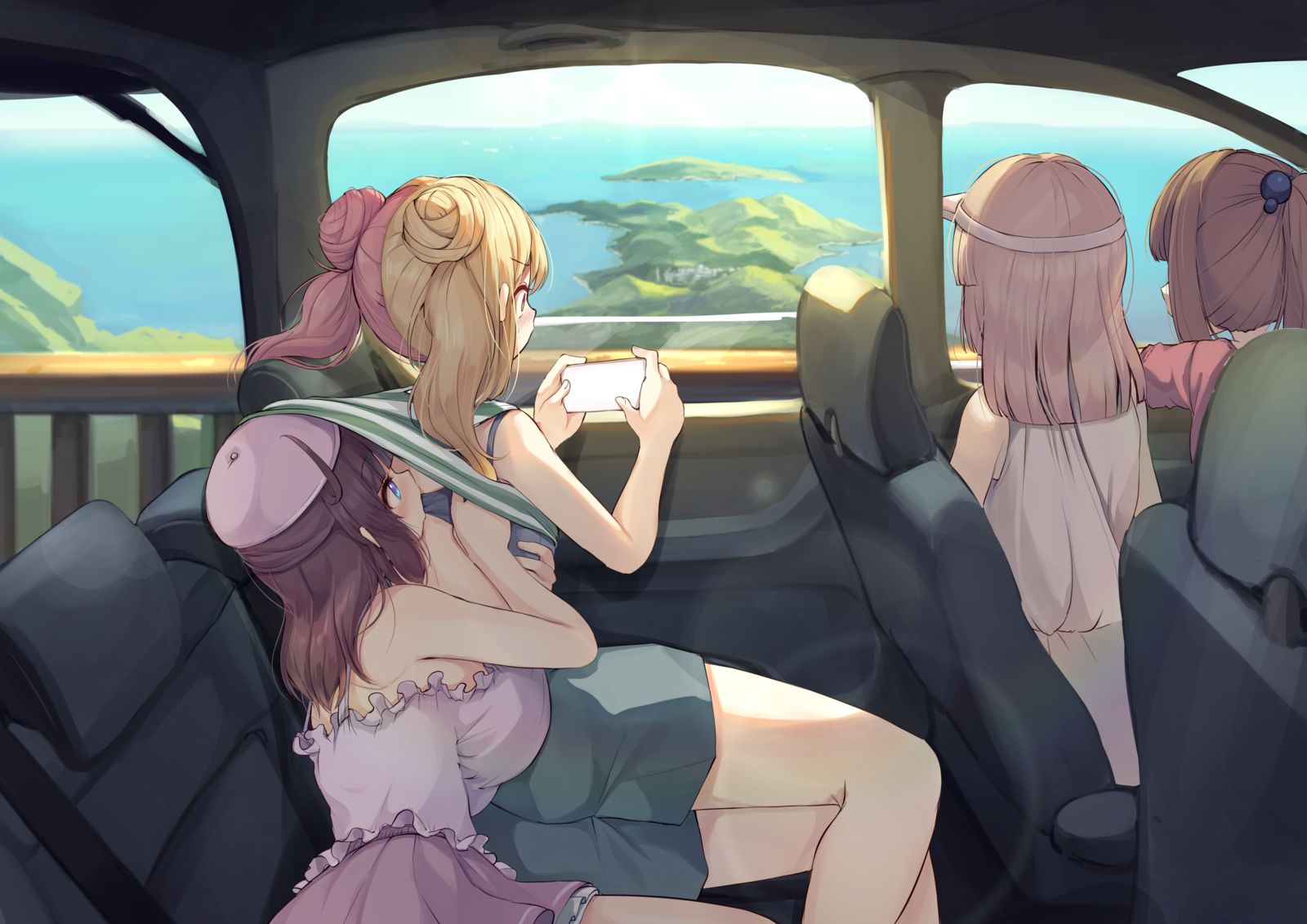 みんなが景色に見惚れる中で头像同人高清图