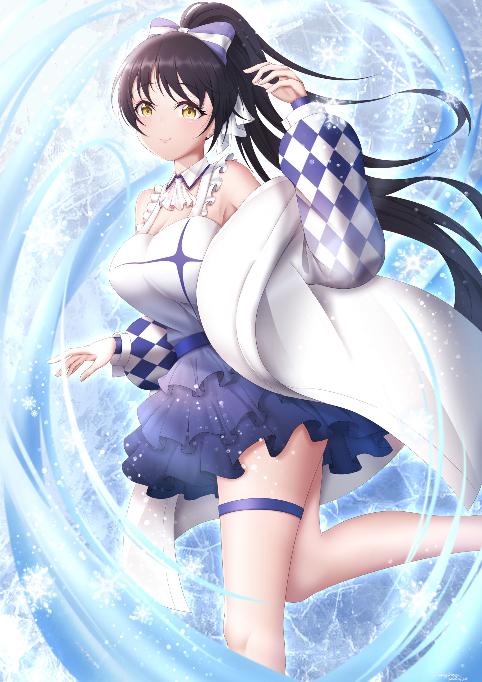 叶月恋插画图片壁纸