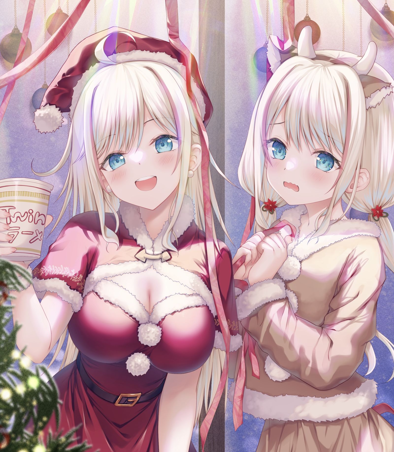 白石姉妹のクリスマス头像同人高清图