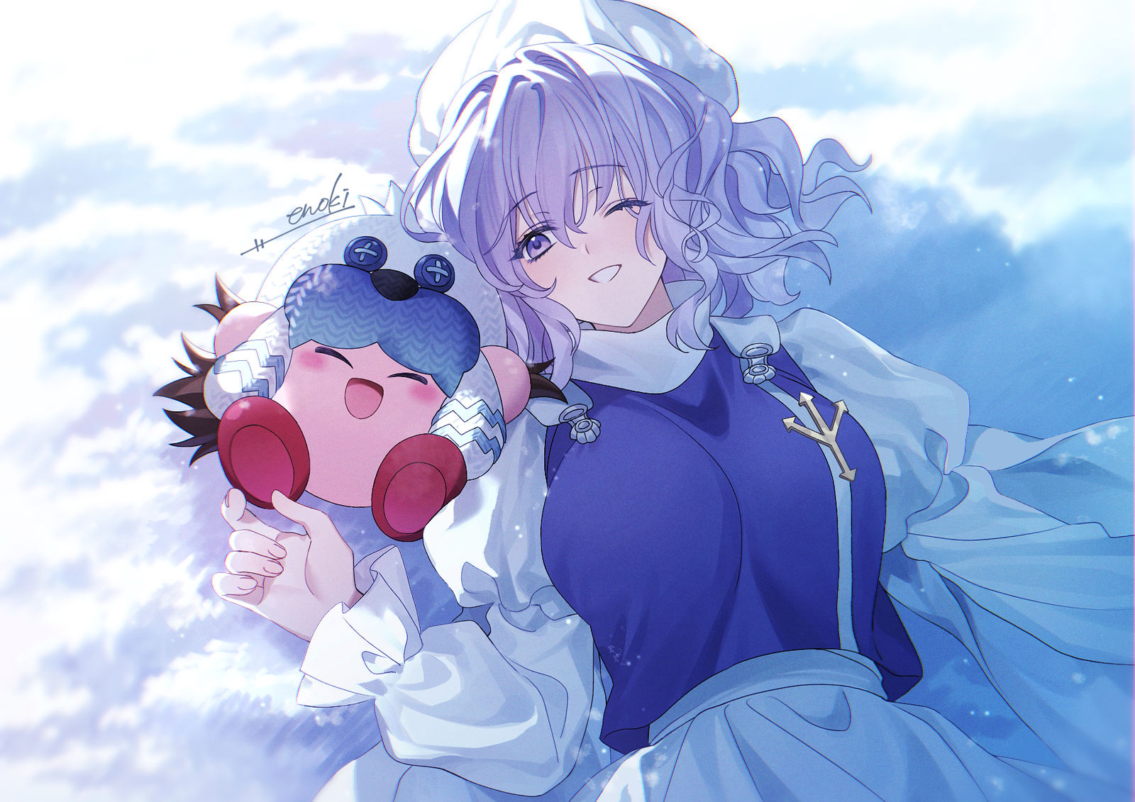 桃玉in秋冬插画图片壁纸