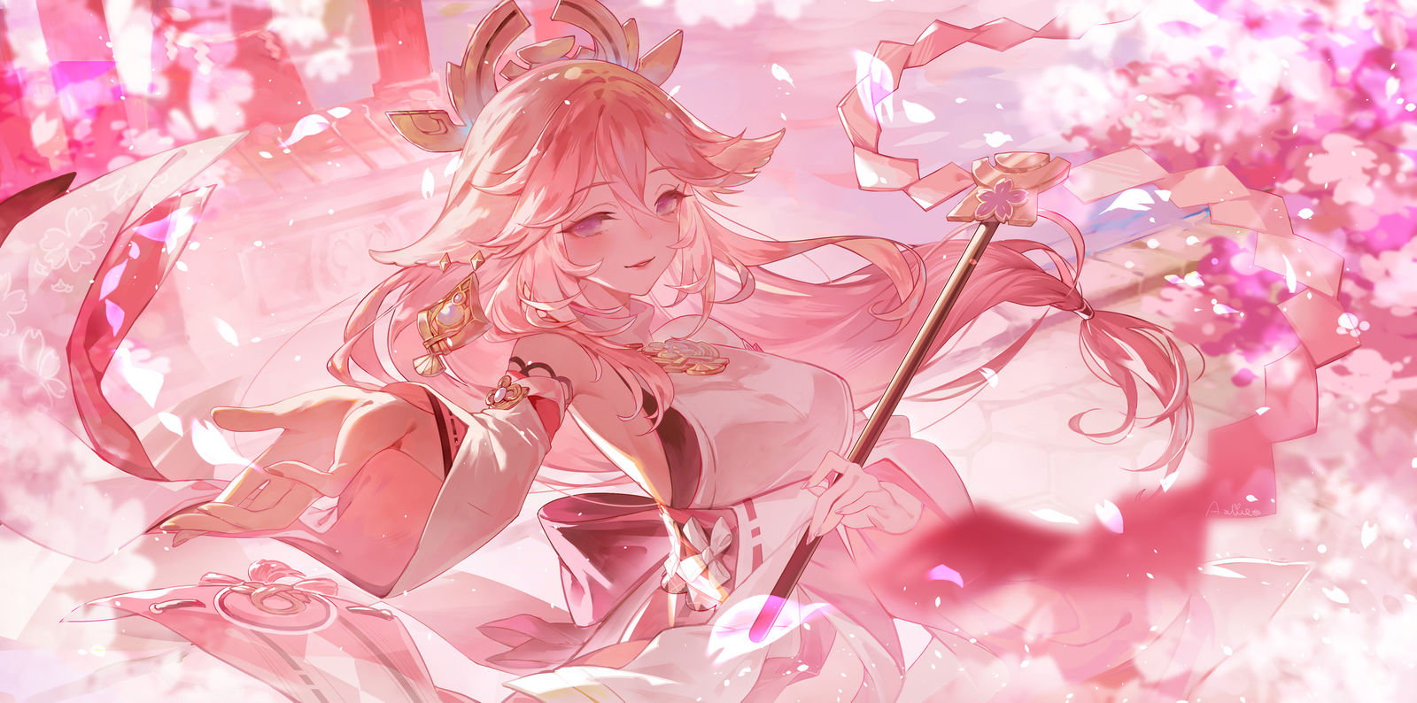 屑狐狸-八重神子创作