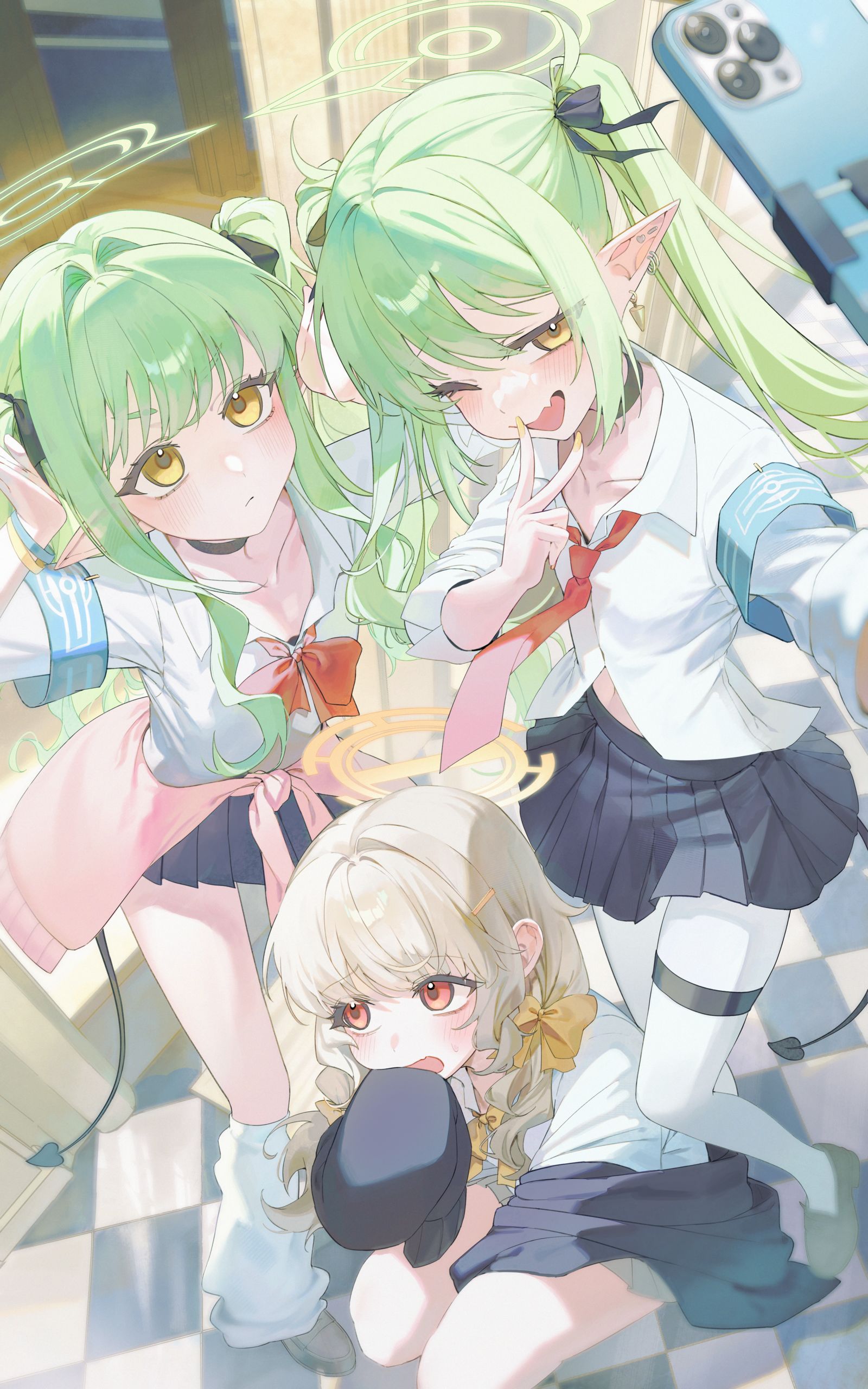 ハイランダー鉄道学園ギャル化大成功插画图片壁纸