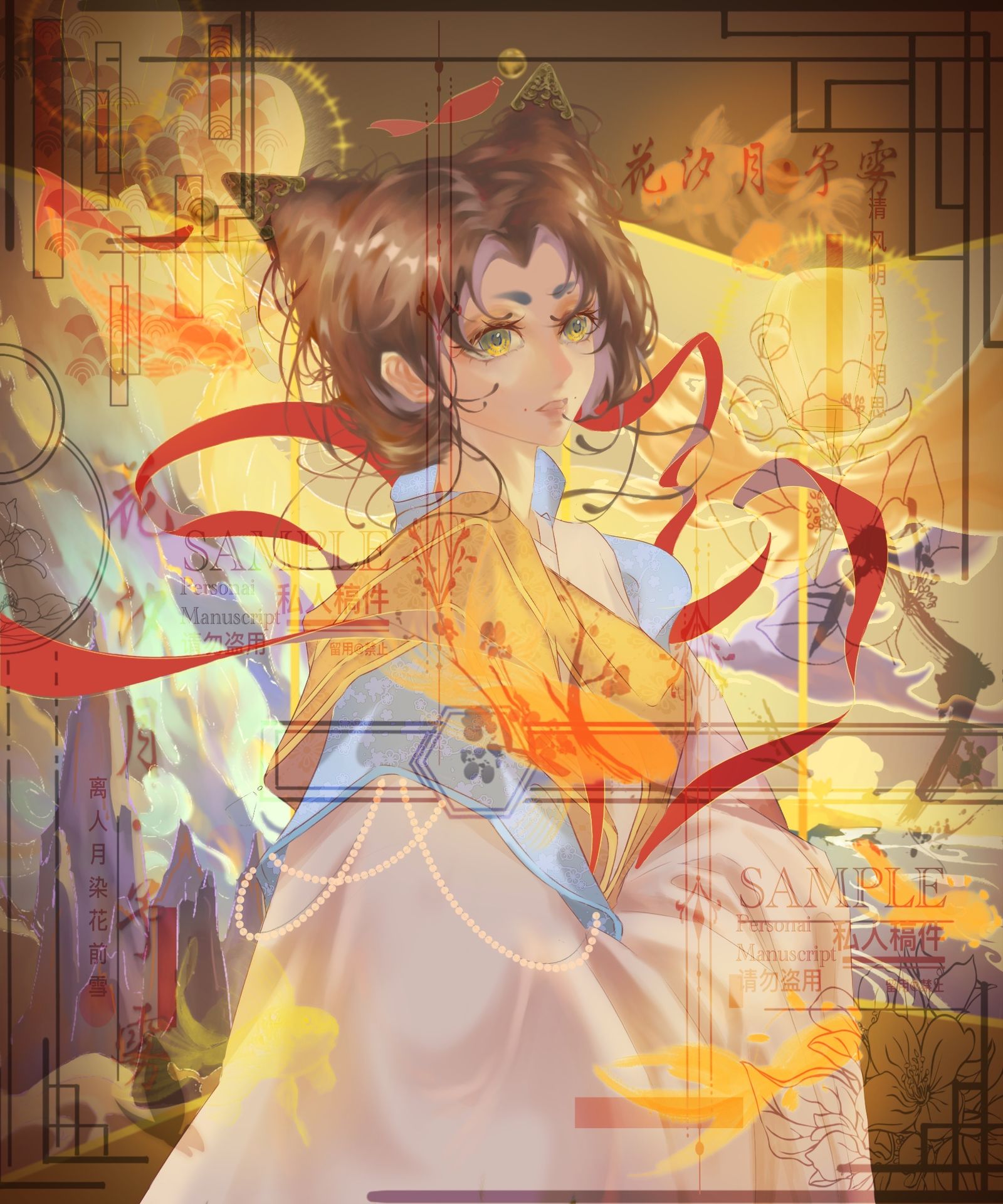 中国风插画插画图片壁纸