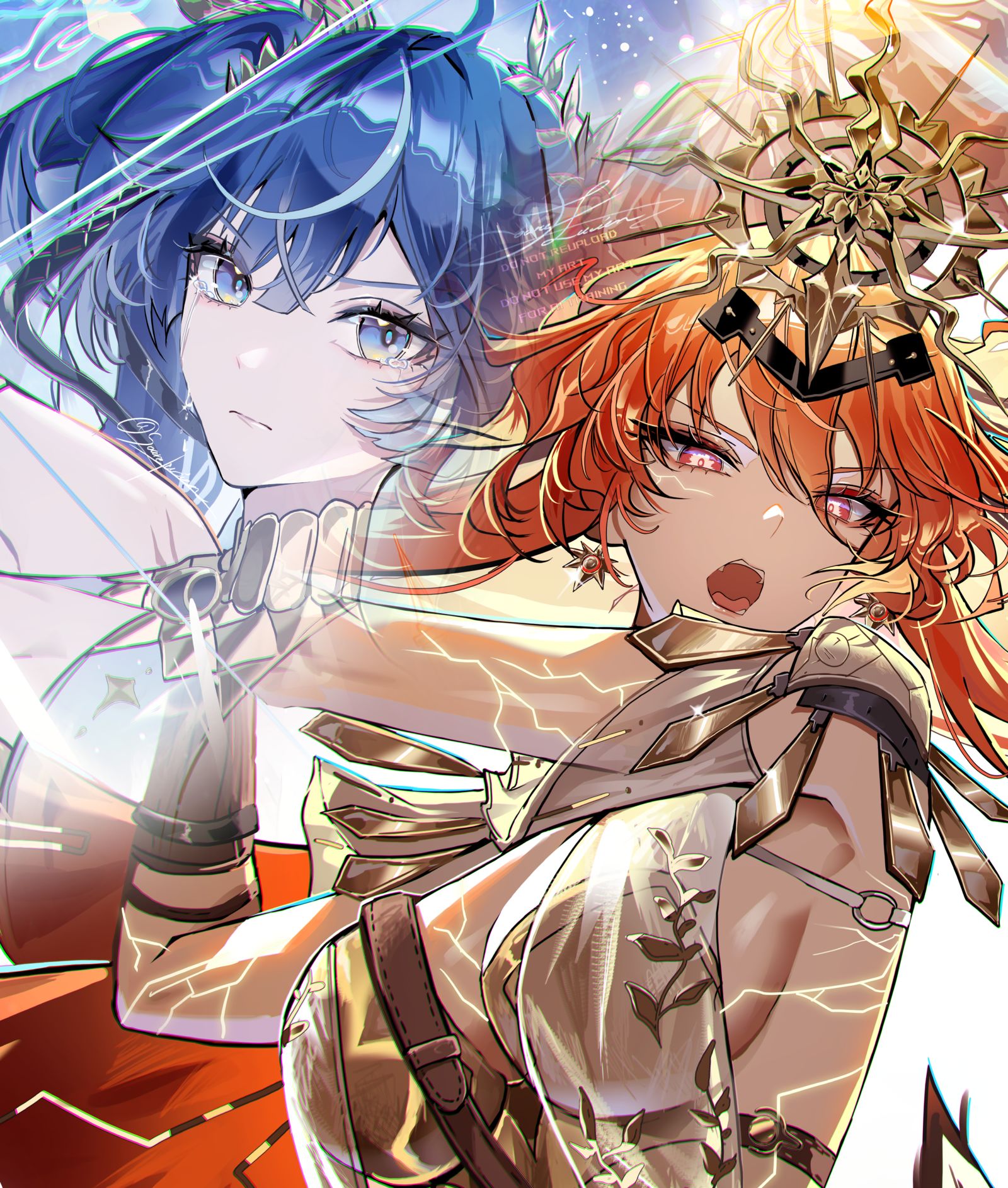 Augusta＋Luno插画图片壁纸