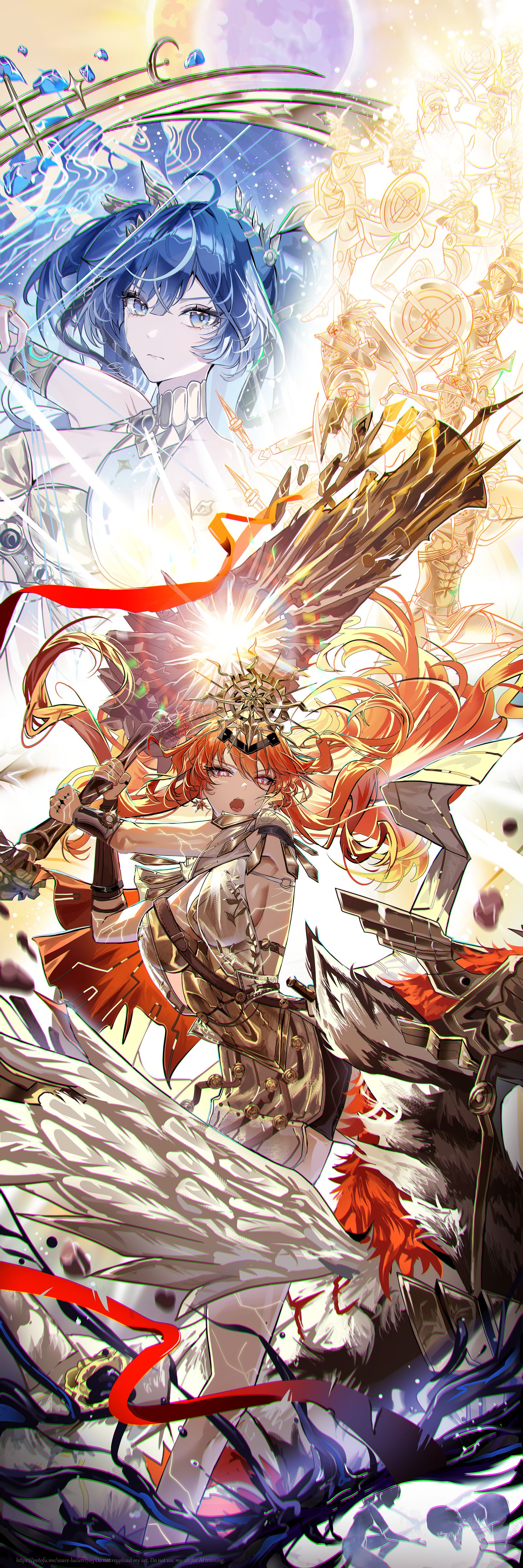 Augusta＋Luno插画图片壁纸