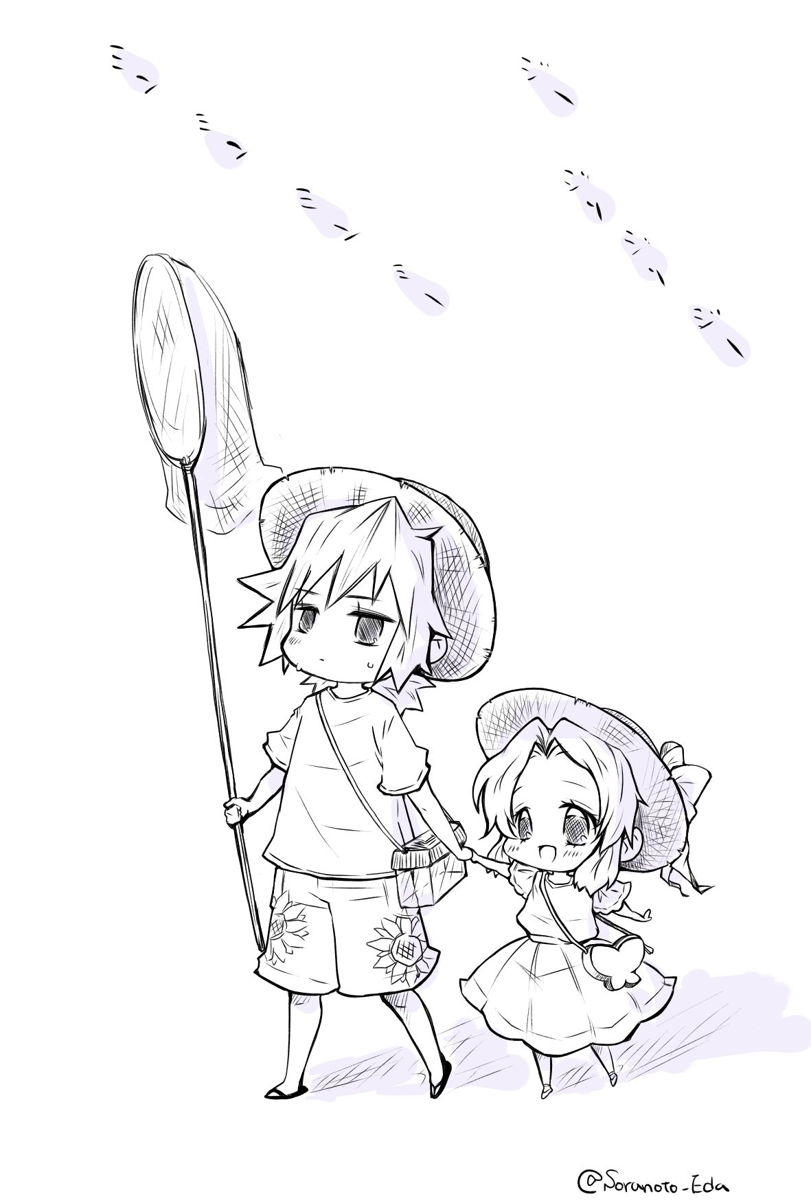 ちびしのさん（他）まとめ2插画图片壁纸