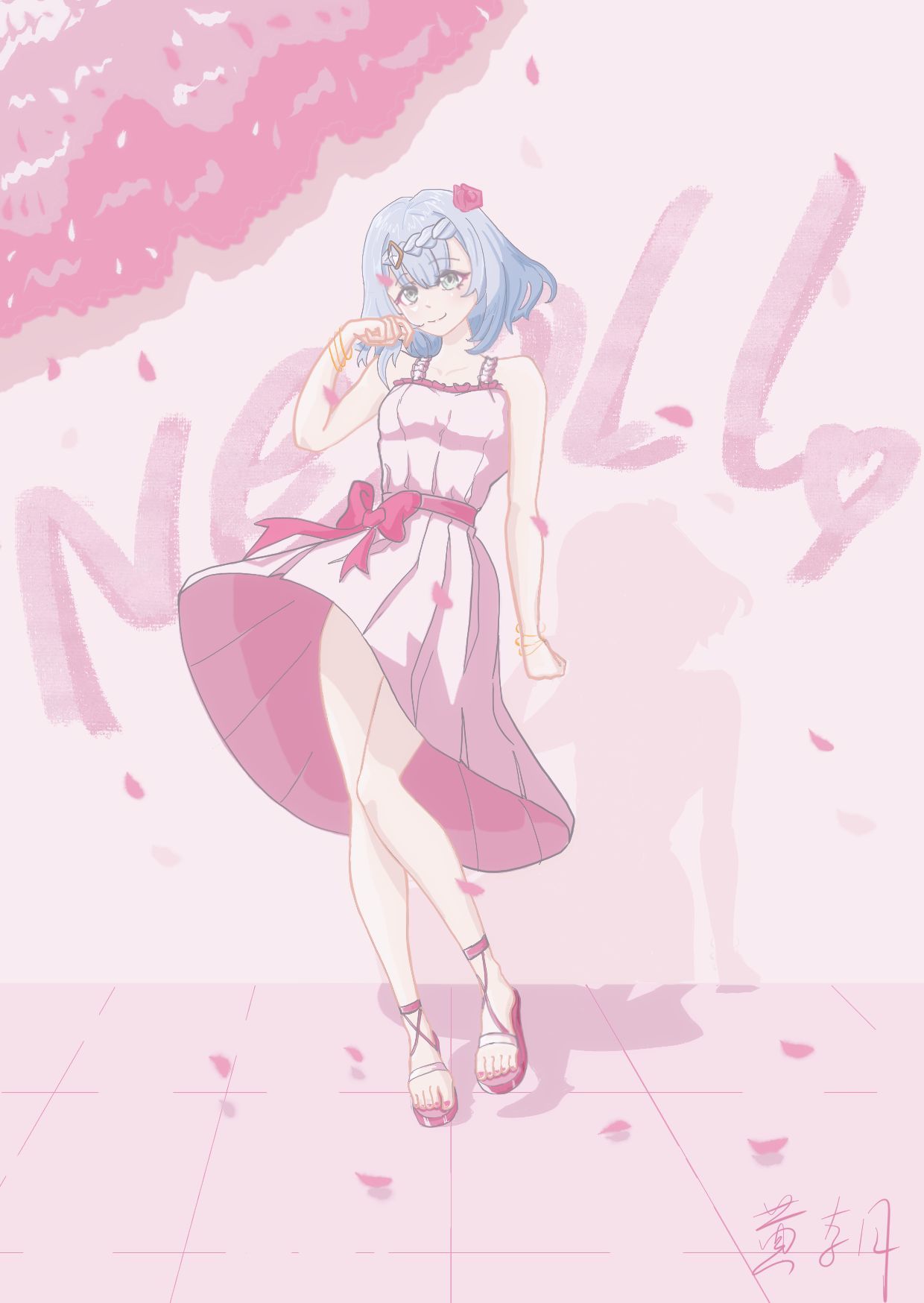 樱樱少女，落落人间头像同人高清图