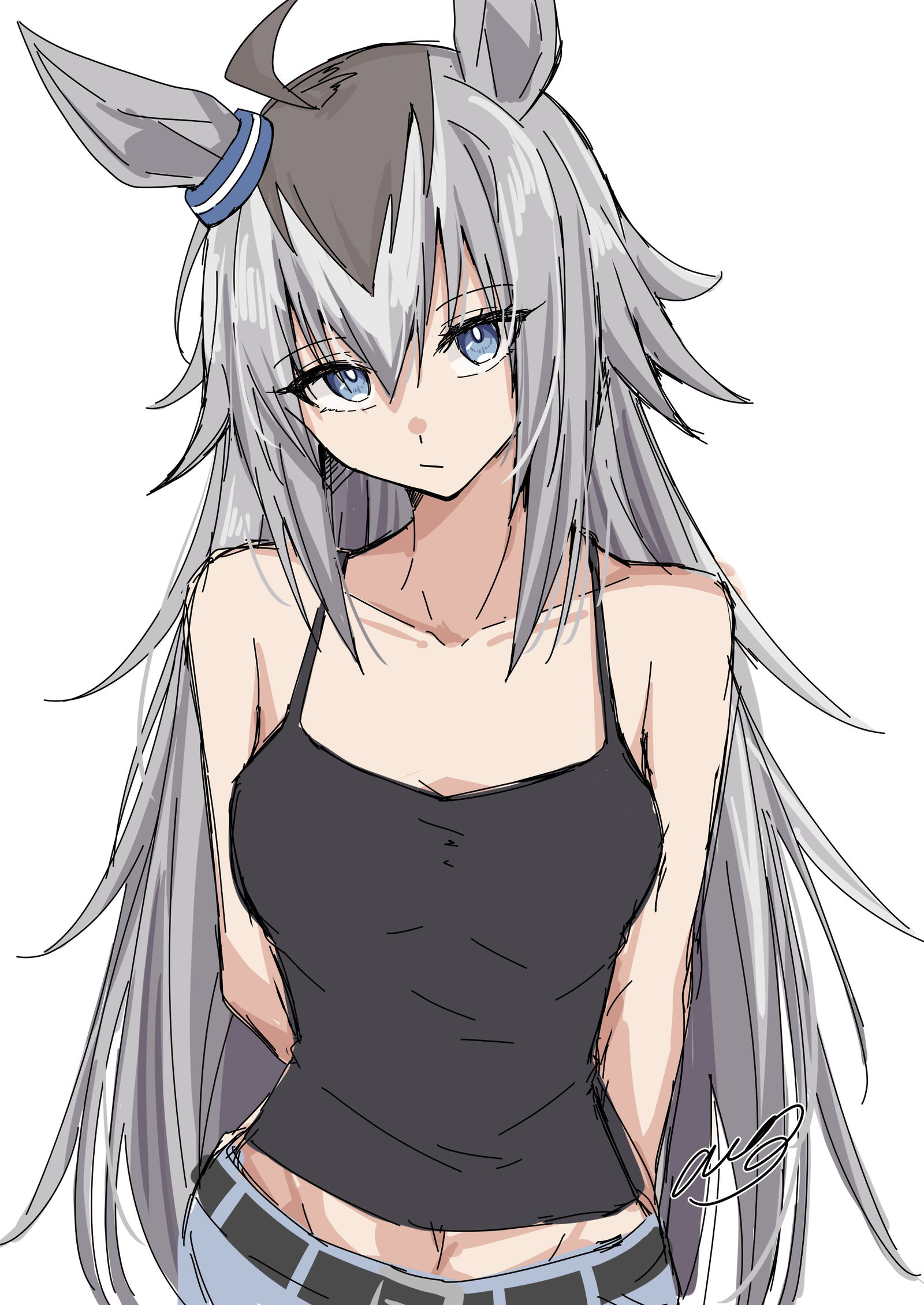 キャミソールオグリ插画图片壁纸