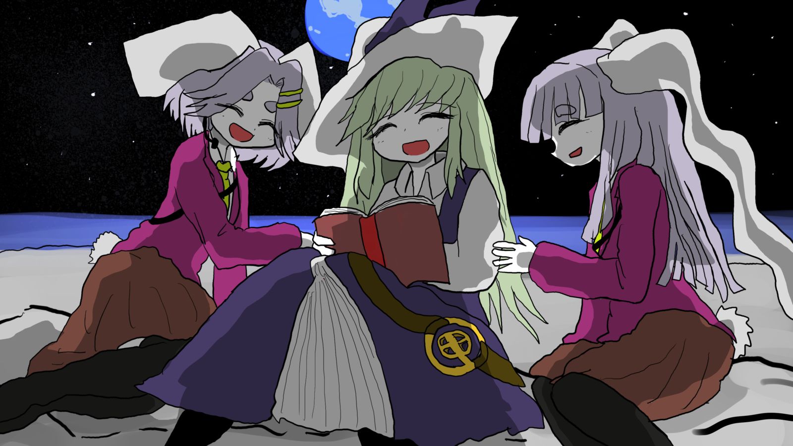 部下に本を読んであげる優しい豊姫様头像同人高清图