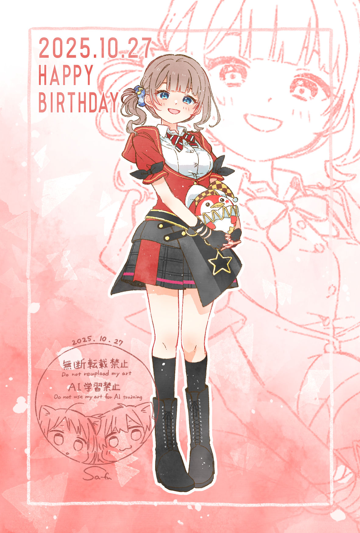 初心にかえって初期衣装を描いてみた②插画图片壁纸