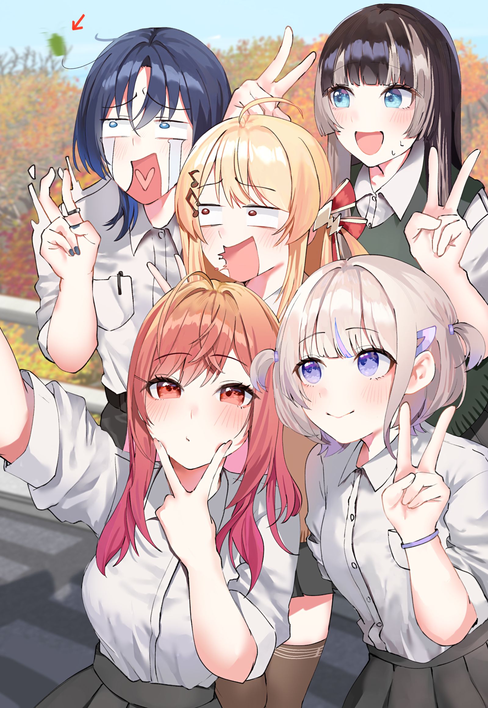 ReGLOSSで記念撮影 插画图片壁纸