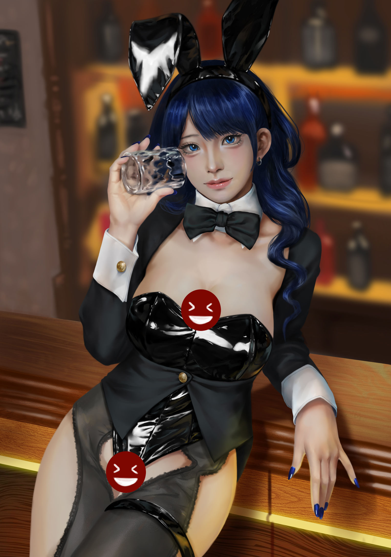 兔女郎头像同人高清图