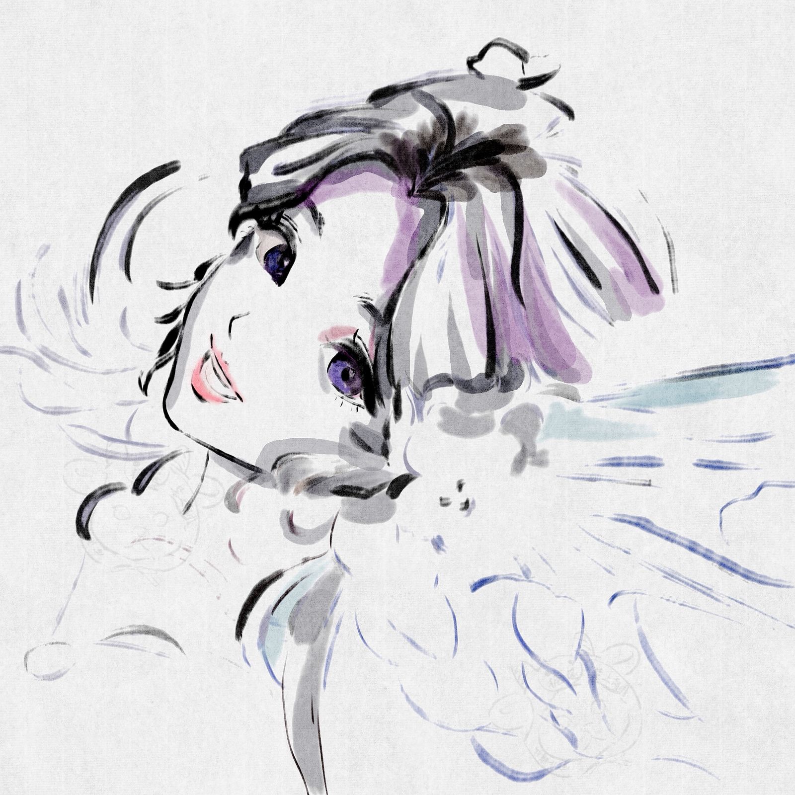 王者荣耀朵莉亚水墨头像头像同人高清图