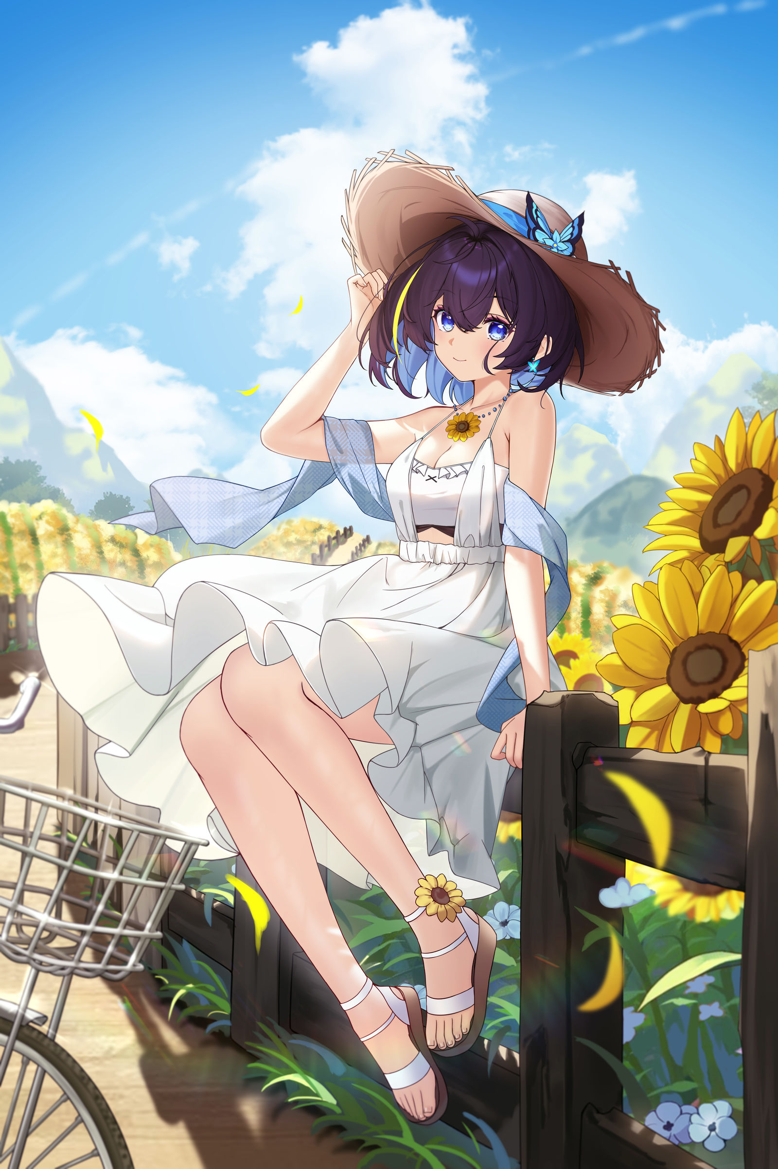 希儿向日葵头像同人高清图