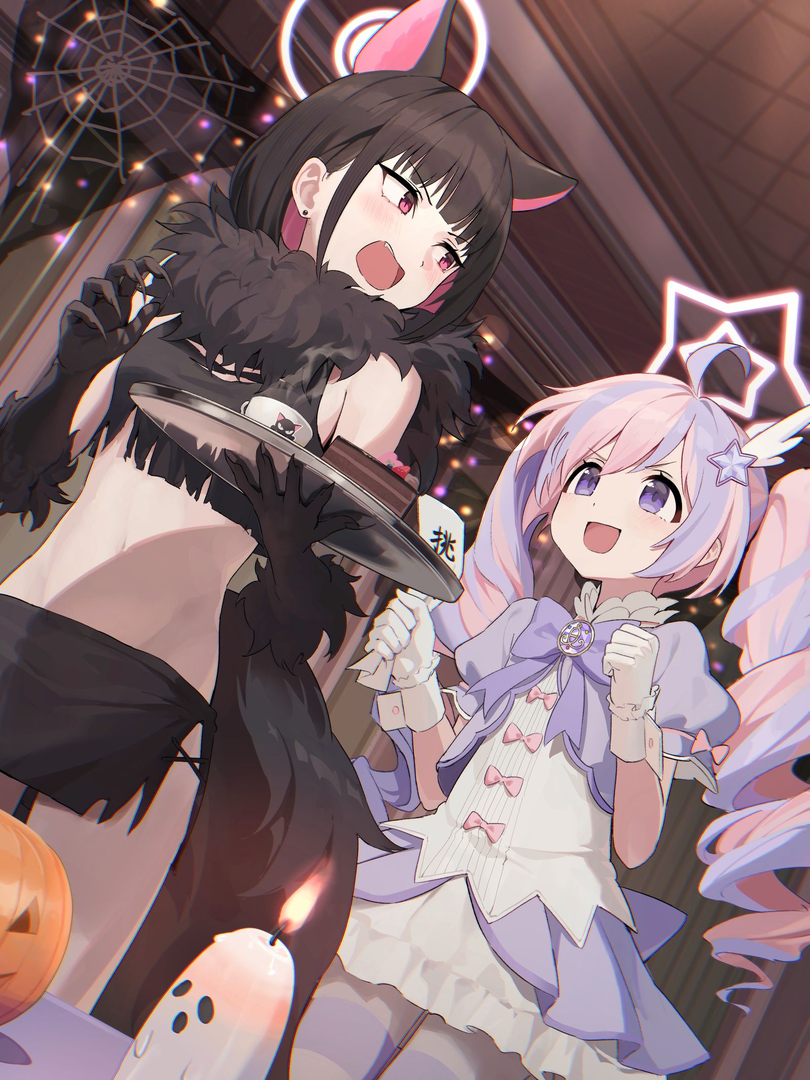 カズサとレイサ插画图片壁纸