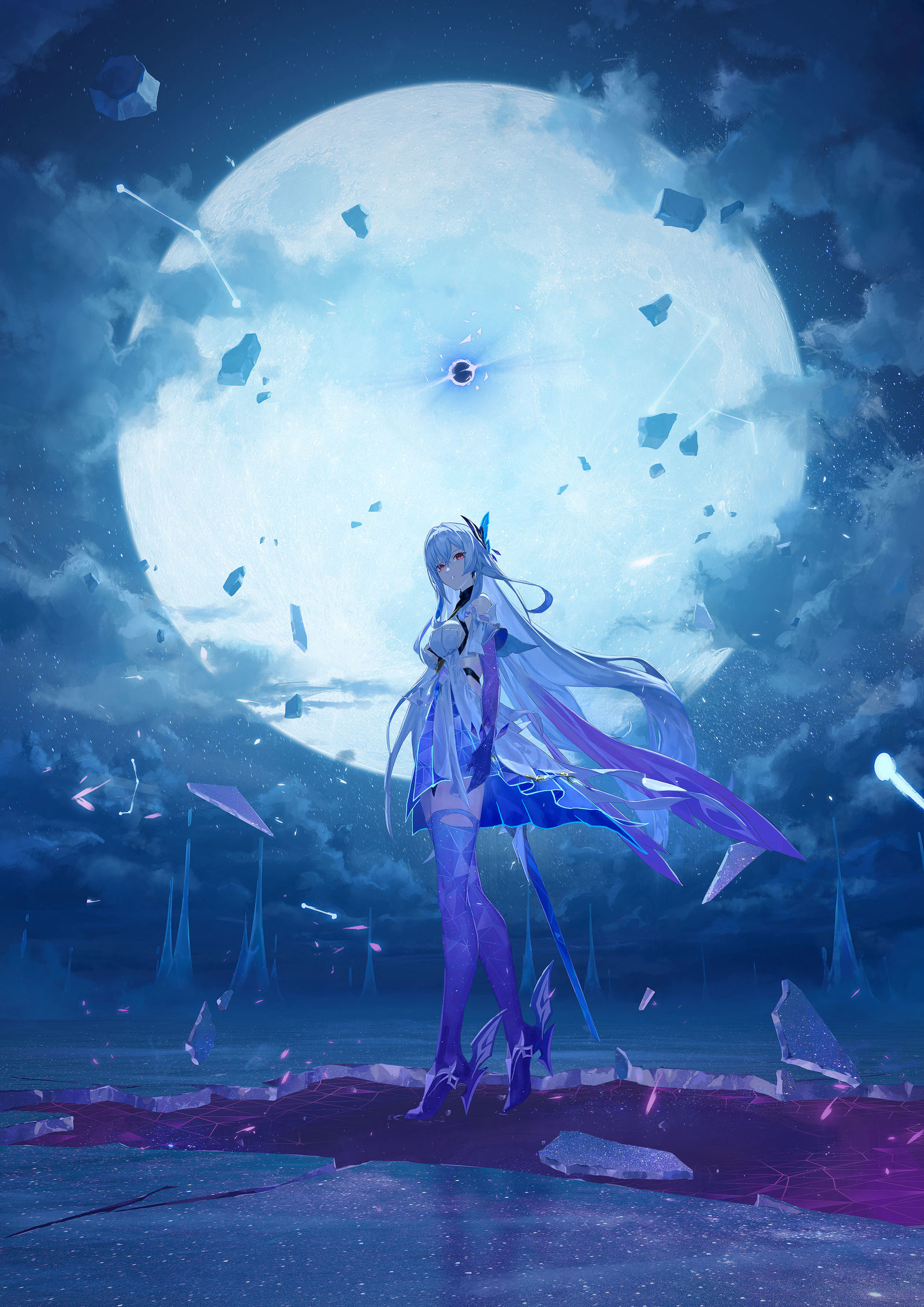 月に深淵头像同人高清图