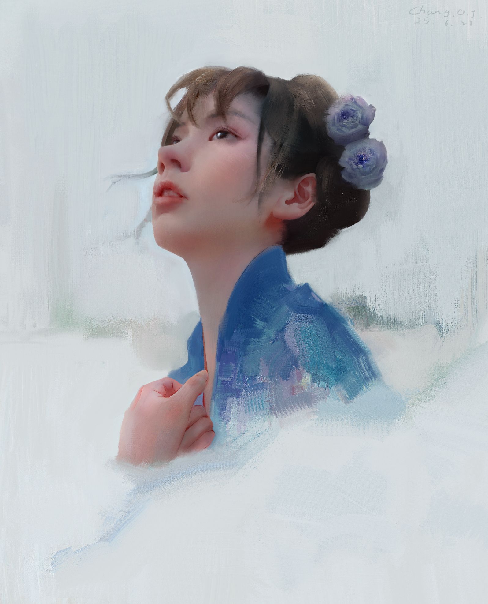 肖像女-同人竖图