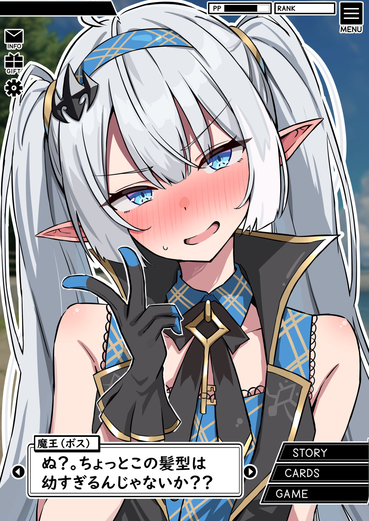 髪型チェンジ插画图片壁纸