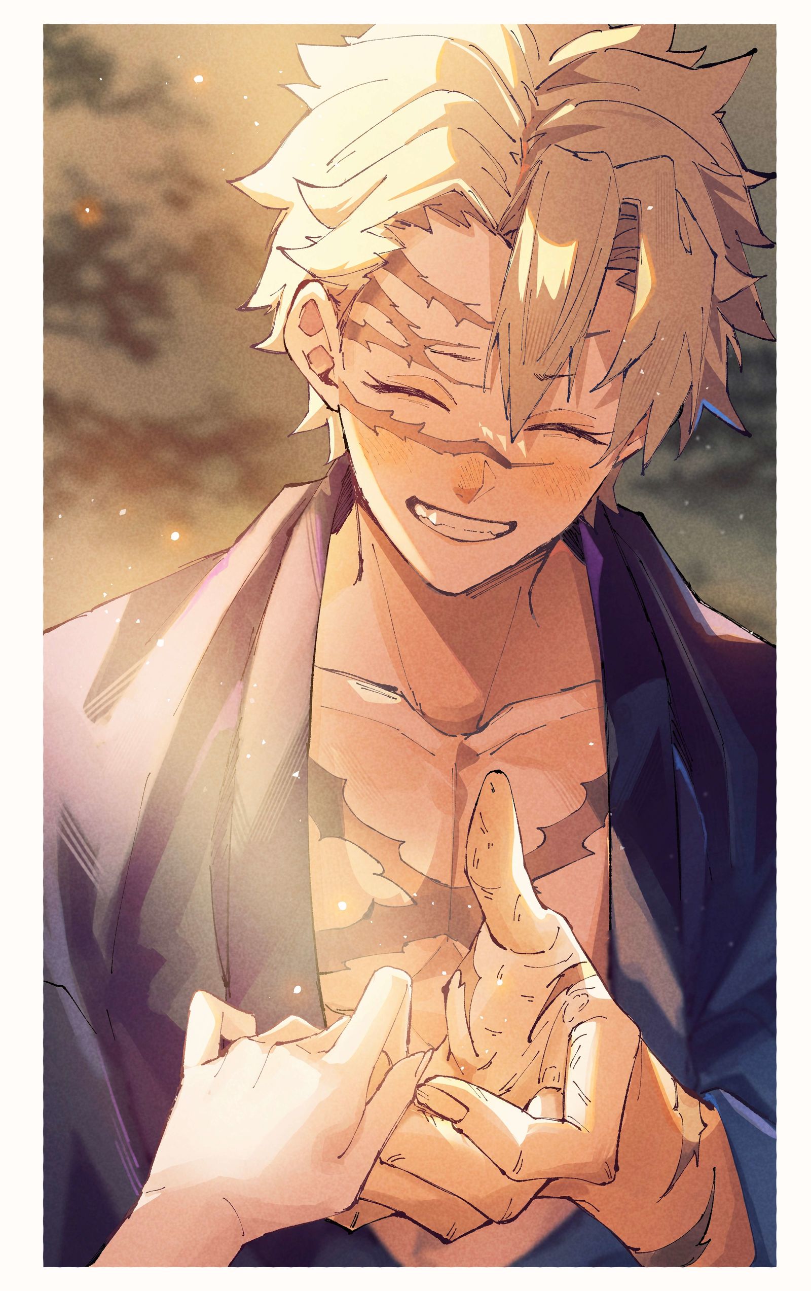  「ふはっ、ちっせぇ手」插画图片壁纸