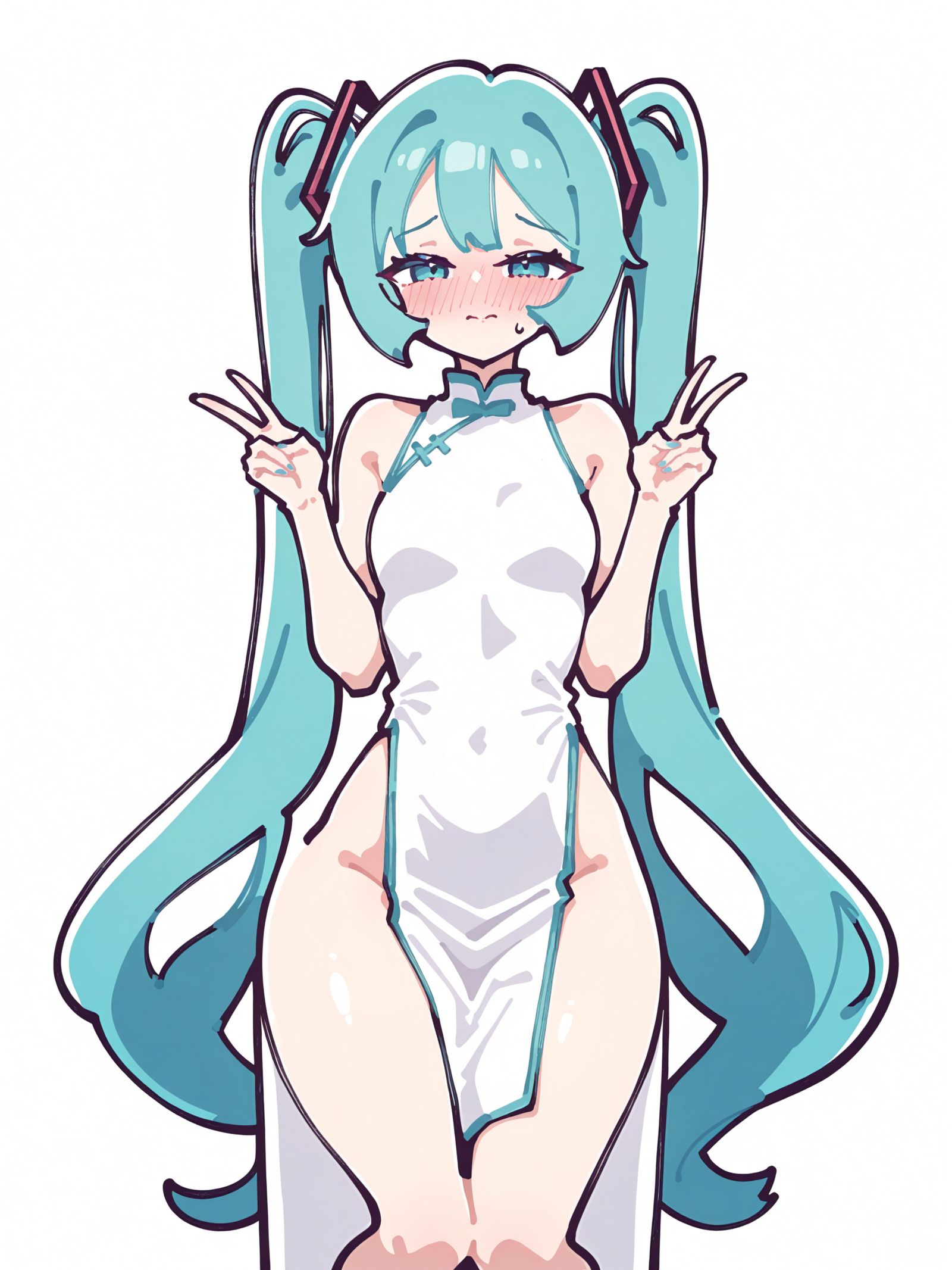 旗袍初音-初音未来女孩子