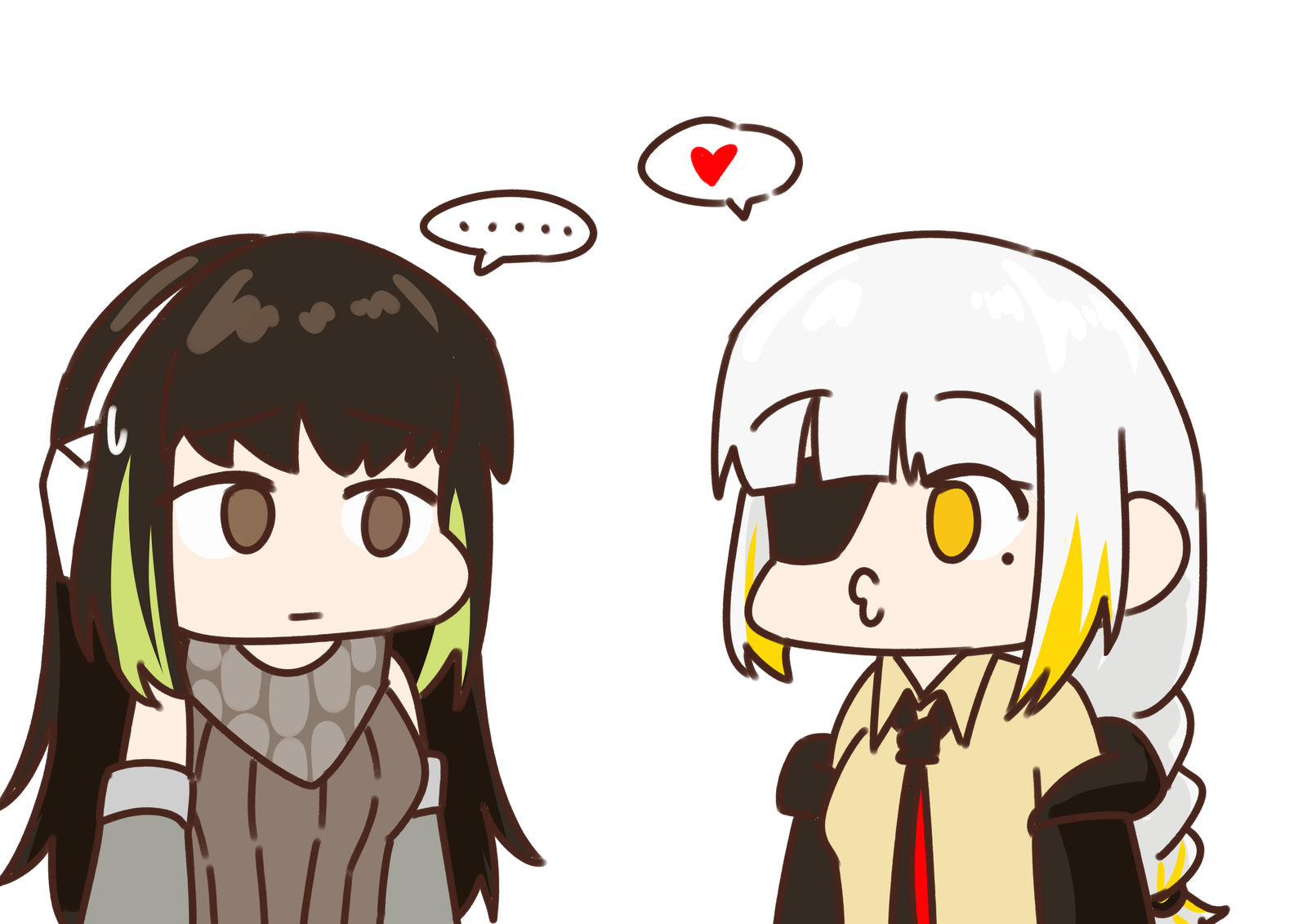 16鸽 kiss kiss M4头像同人高清图