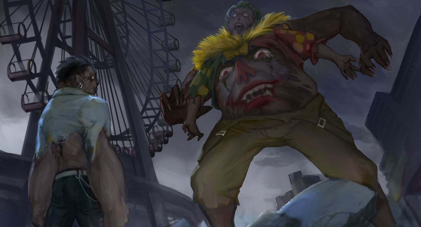 嗯？一拳超人又重置了？小丑怪人，甜心假面，蚊子女头像同人高清图