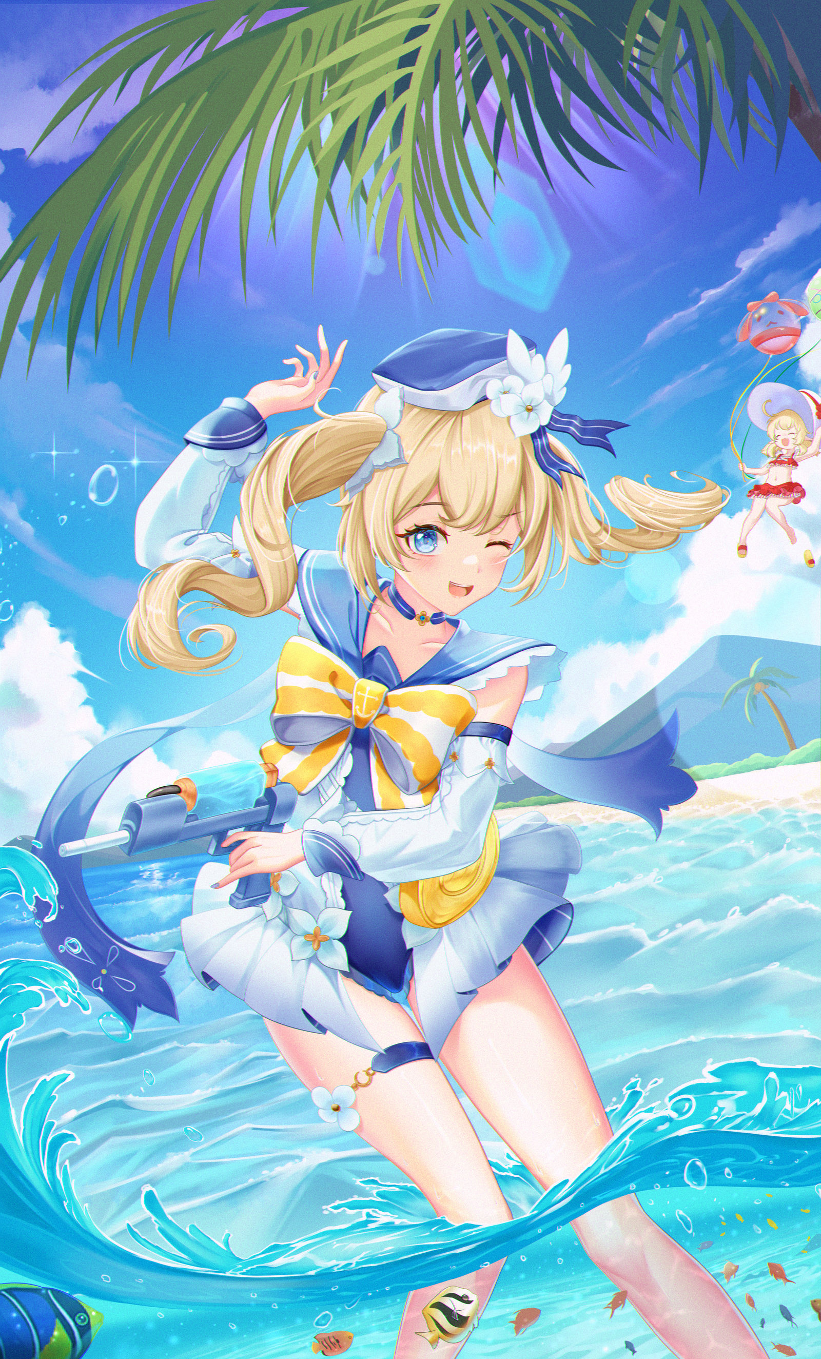 芭芭拉插画图片壁纸