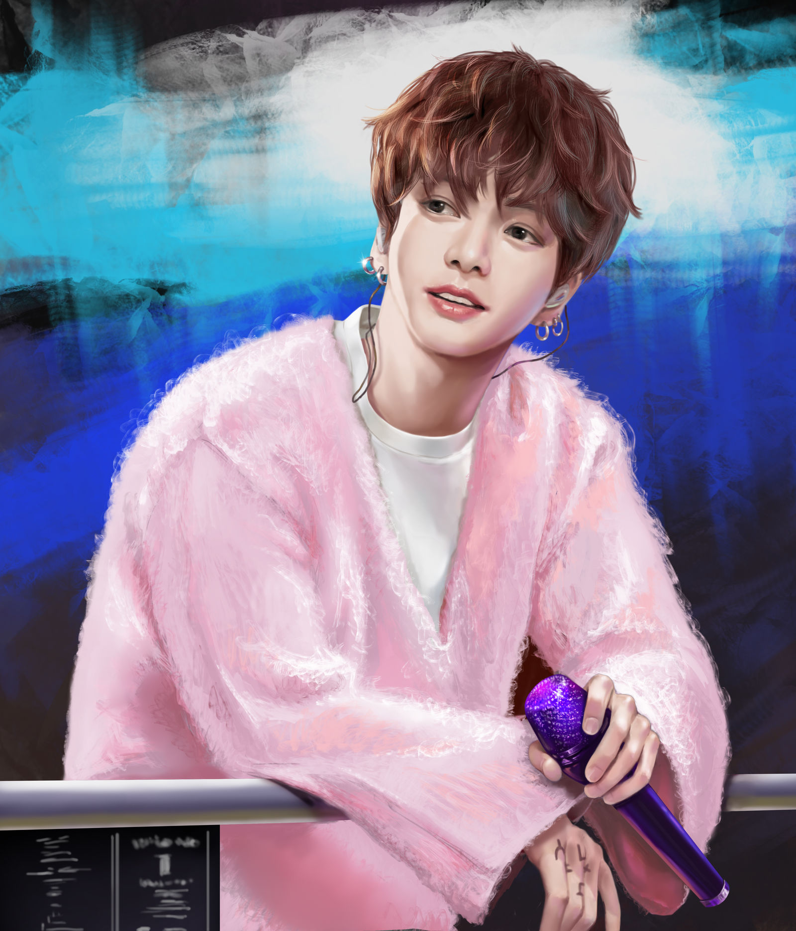 韩国明星田柾国头像同人高清图