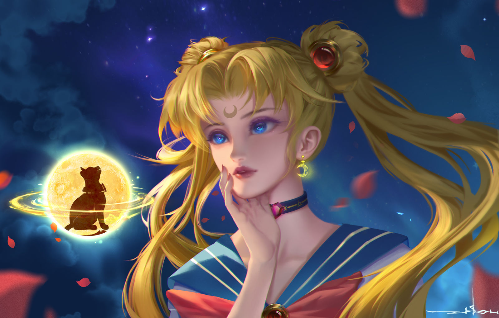 忆童年-厚涂 插画 头像 美女厚涂