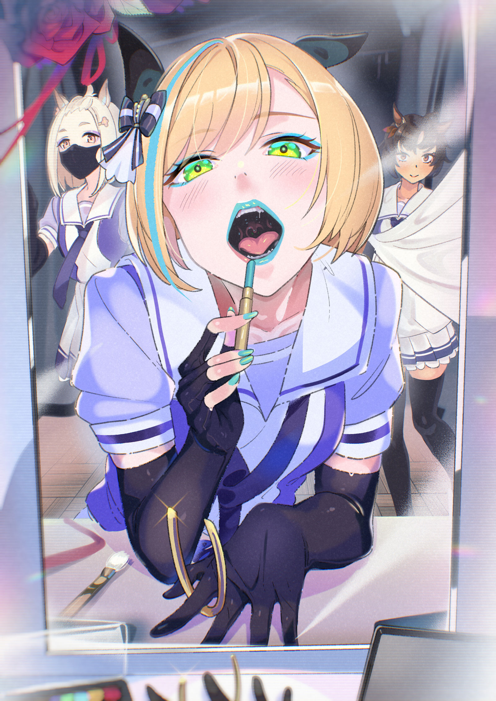 ギャル三人組头像同人高清图