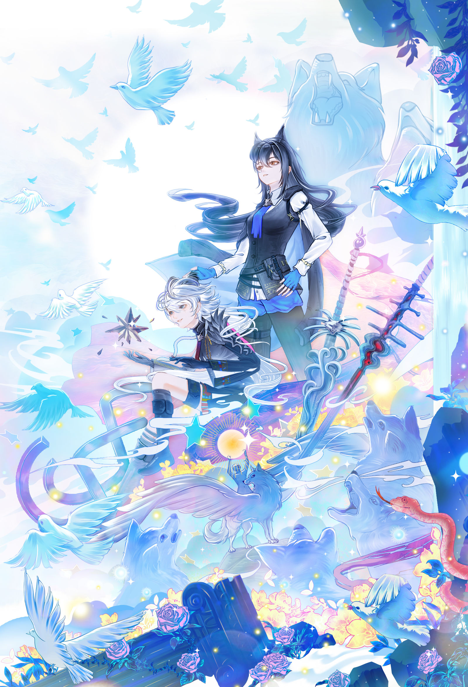 双狼组-明日方舟德克萨斯