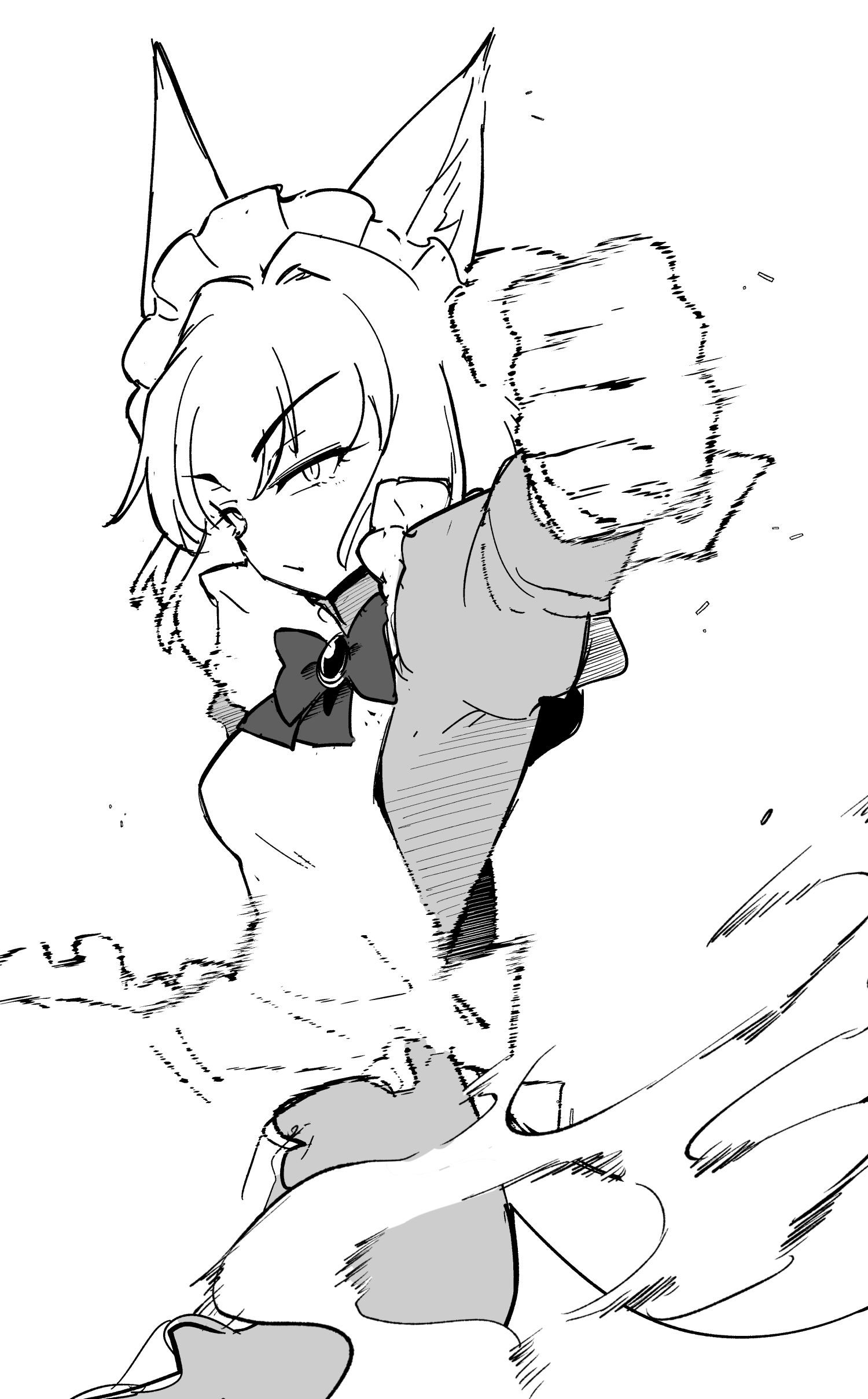 狼メイドさん头像同人高清图