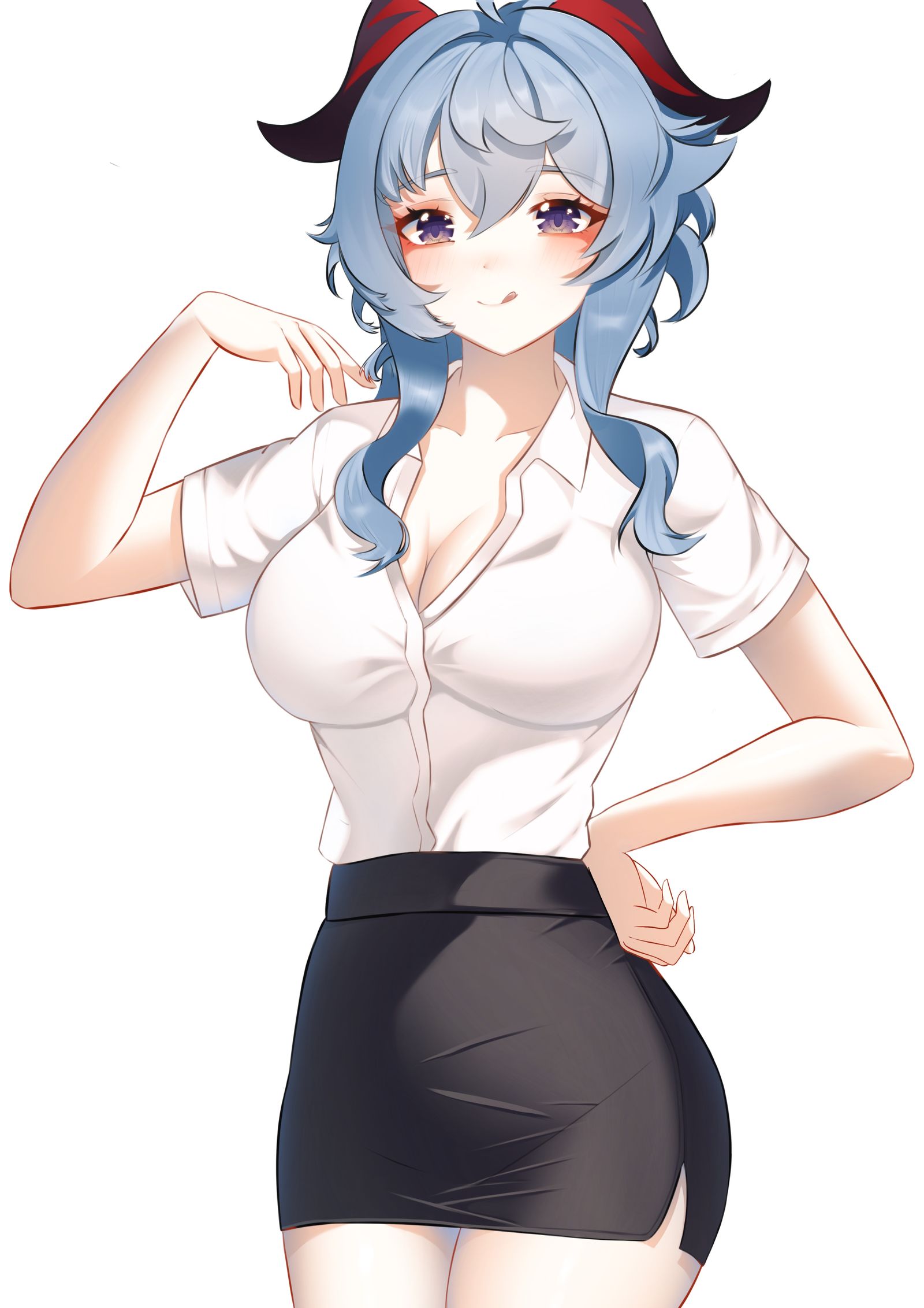 甘雨头像同人高清图