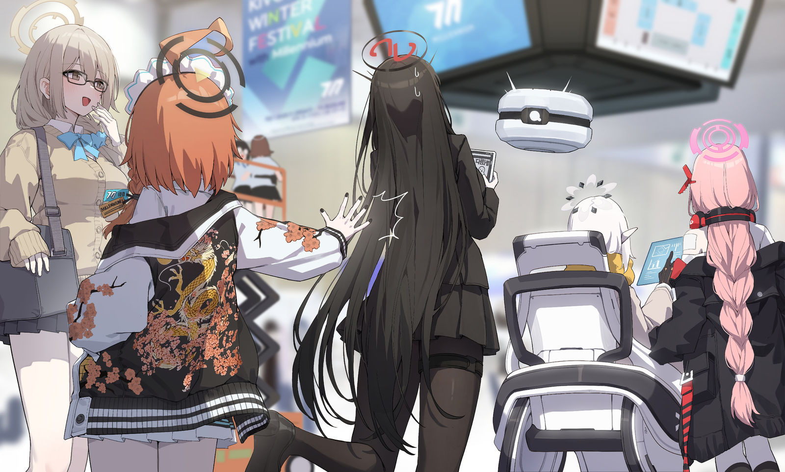 4. もじもじリオ插画图片壁纸