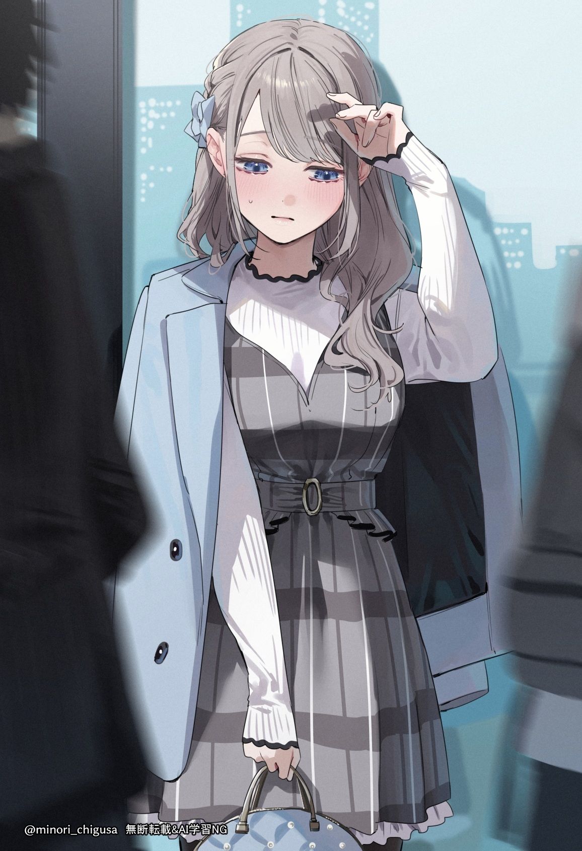 (変じゃないかな………)插画图片壁纸