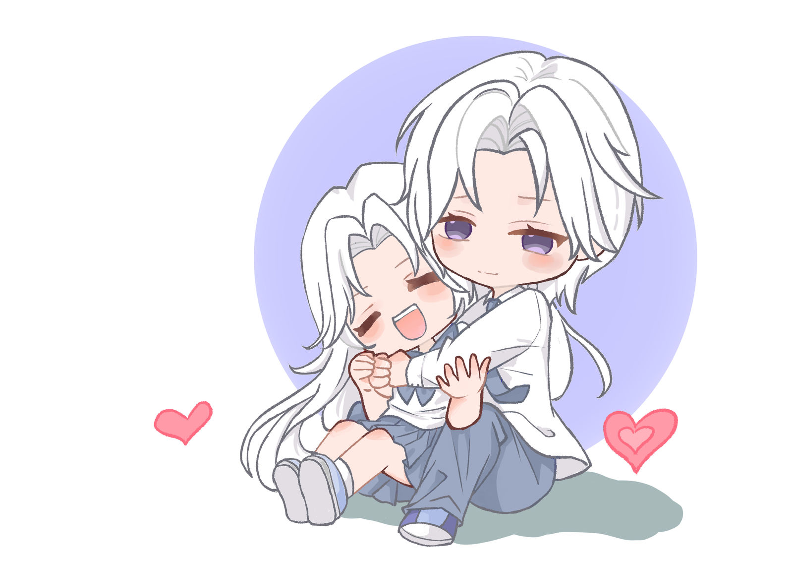 Q版可爱人物插画图片壁纸