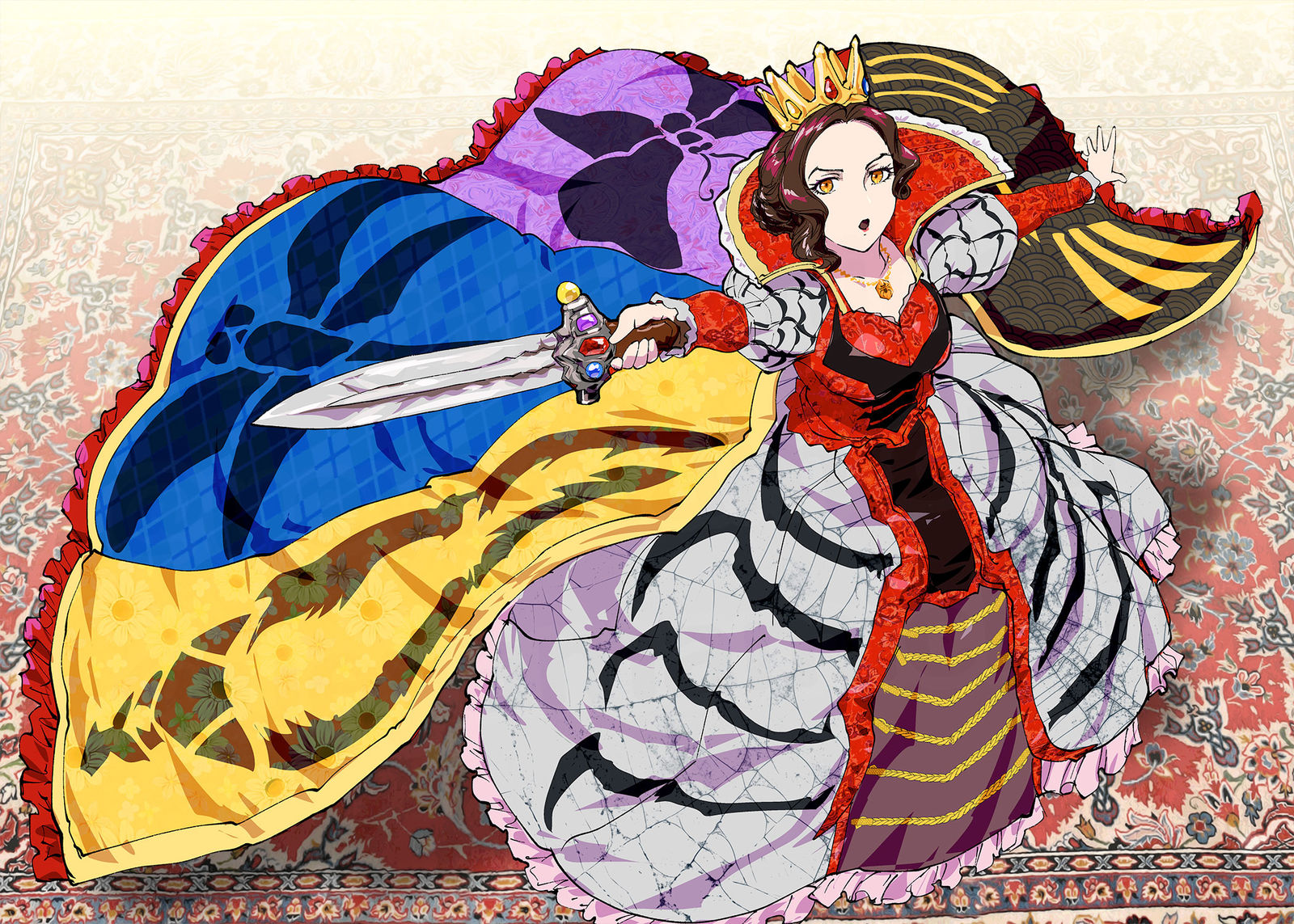 ６王国連合女王-王様戦隊キングオージャー令嬢化